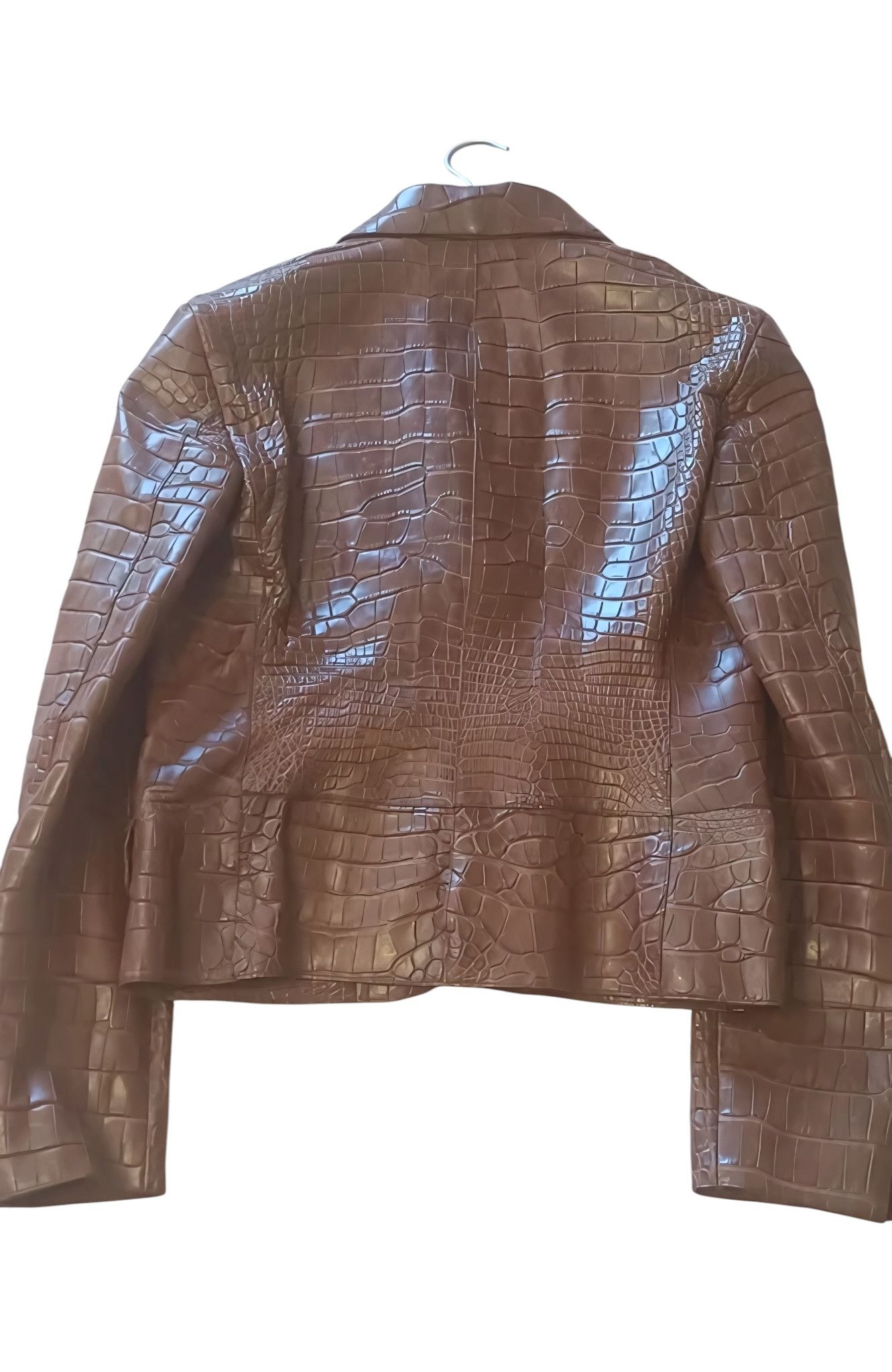 Brioni REAL CROCODILE LEATHER JACKET Size L / US 10 / IT 46 - 2 Thumbnail