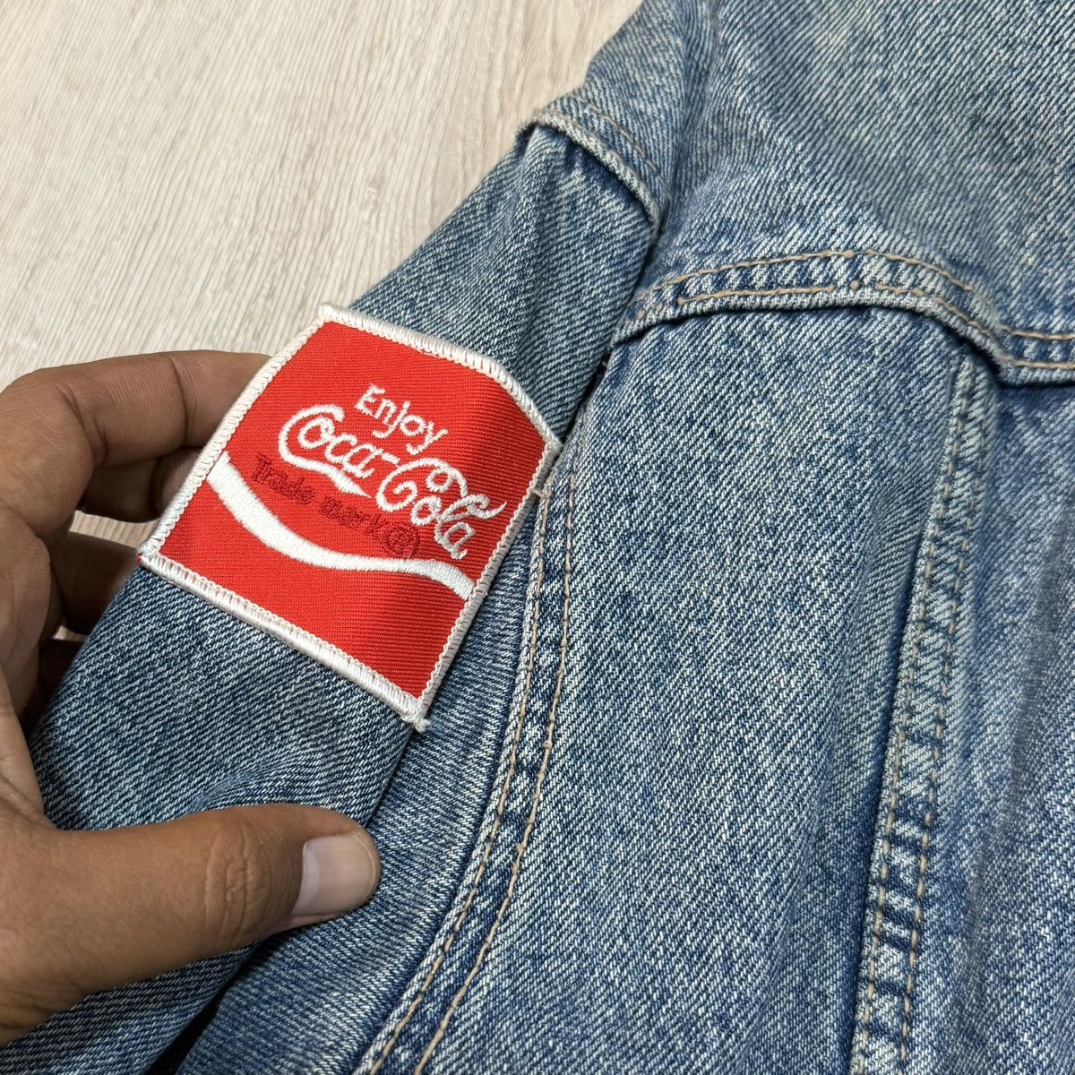 Vintage Vintage 5160X Denim Jacket Budweiser Coca Cola Patch Size US M / EU 48-50 / 2 - 3 Thumbnail