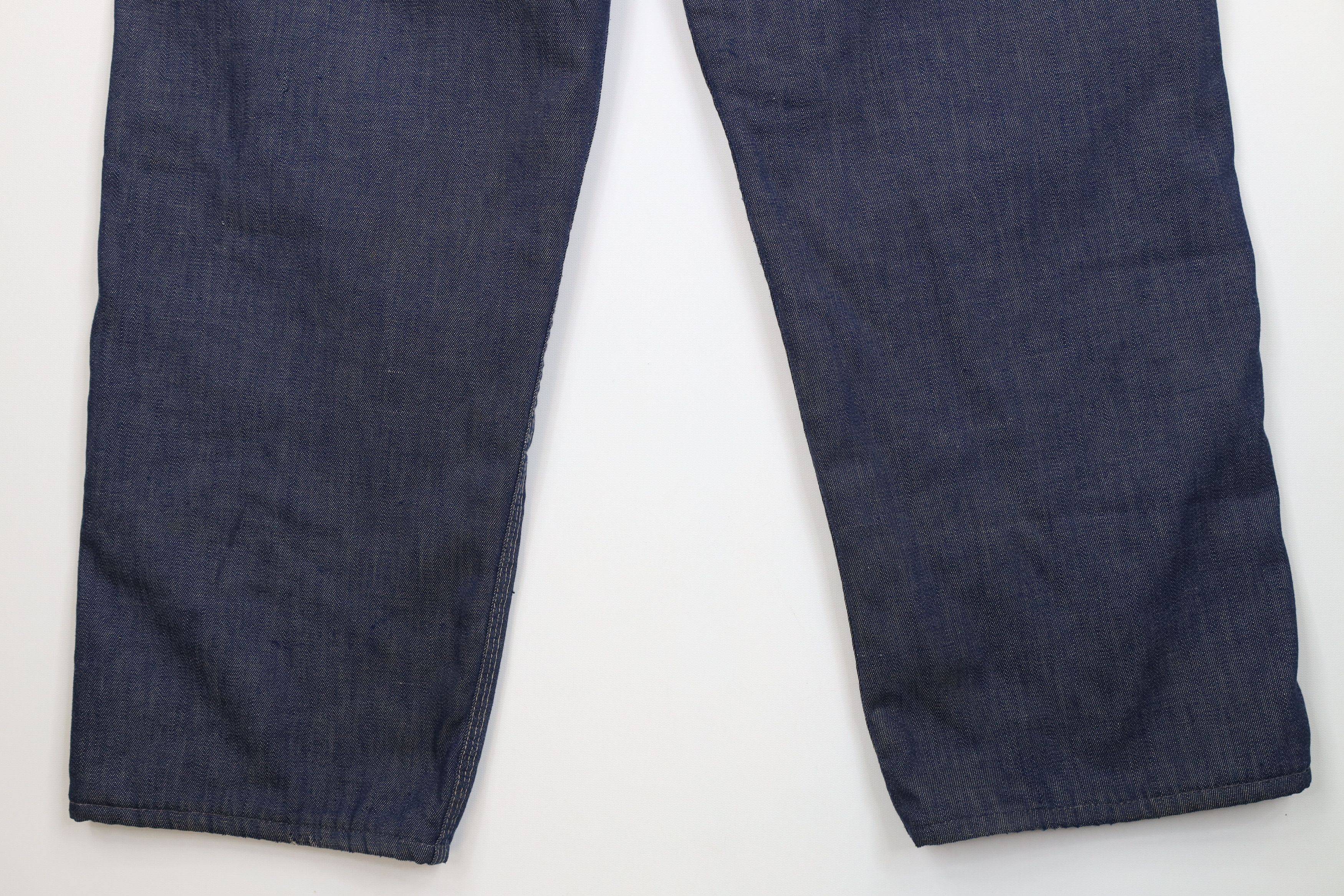 Vintage Vintage 60s 70s Streetwear Quilt Lined Wide Leg Jeans Size US 36 / EU 52 - 15 Thumbnail