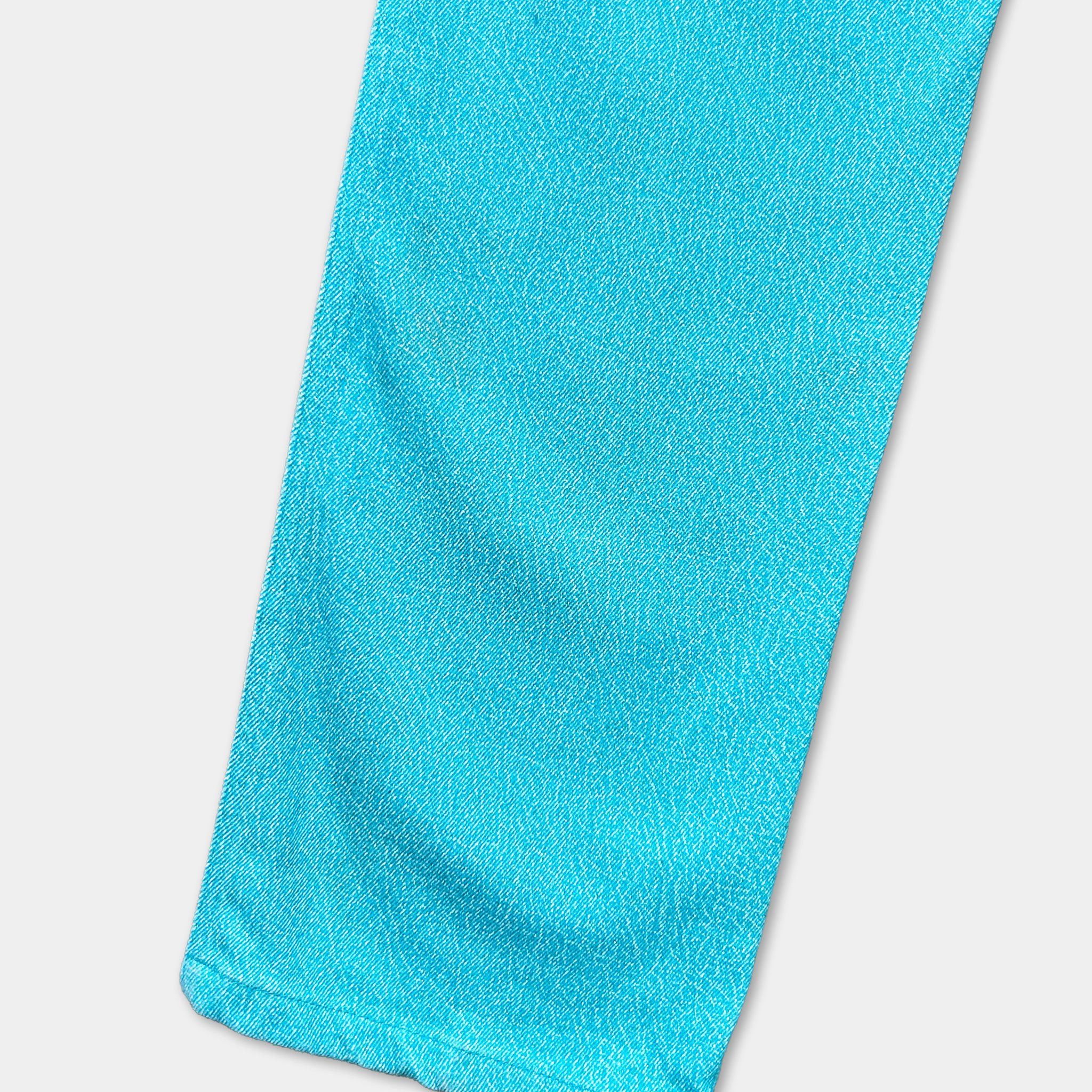 Roberto Cavalli Cavalli Glitter Teal Jeans Size 32" / US 10 / IT 46 - 7 Thumbnail