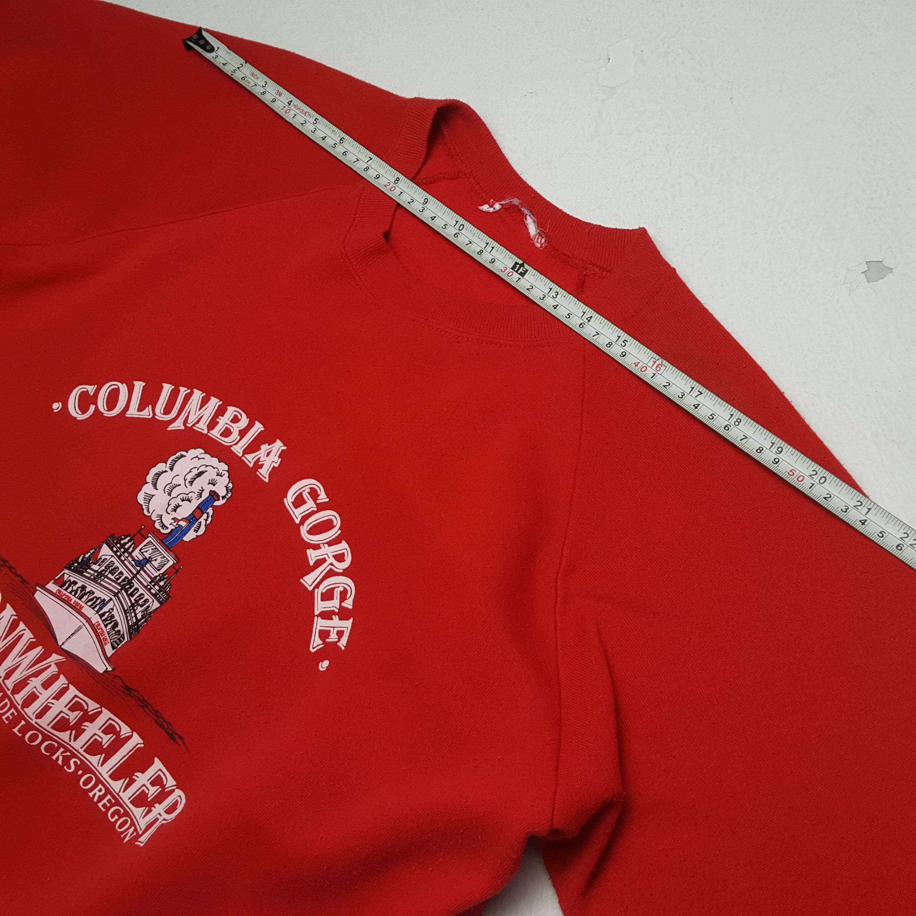 Columbia × Vintage Vintage COLUMBIA GORGE STERNWHEELER Streetwear Sweatshirt Size US M / EU 48-50 / 2 - 5 Thumbnail