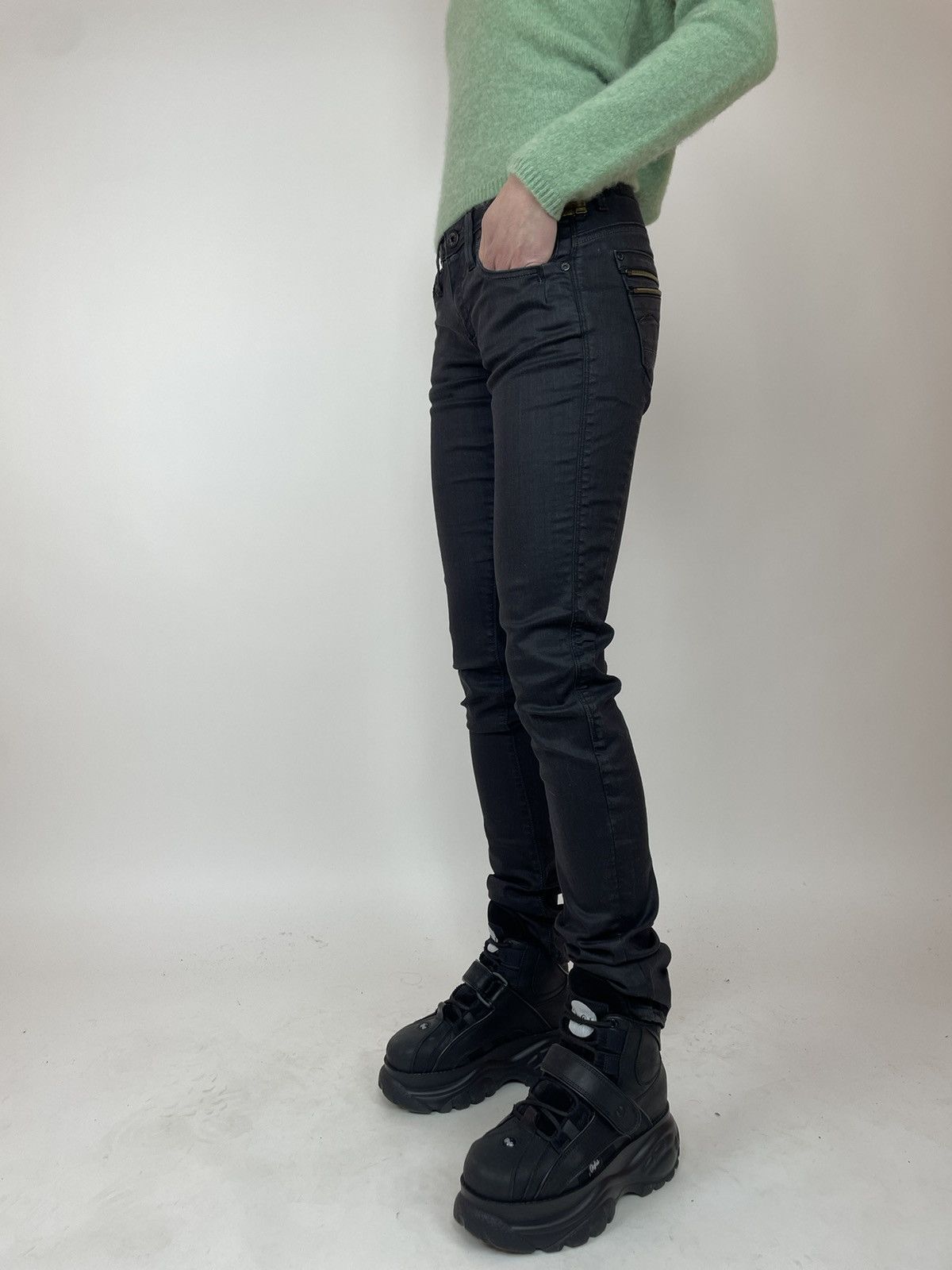 Other G-star RAW OCEAN Skinny WMN Womens biker jeans size W28 L34 Size 28" / US 6 / IT 42 - 4 Thumbnail