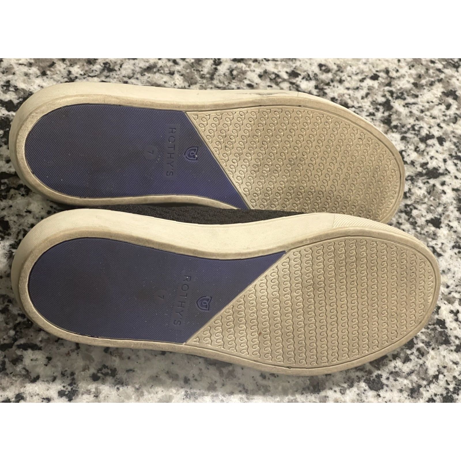 Rothy's Rothy’s The Original Slip On Sneaker Sz 7 Black Size US 4.5 / IT 34.5 - 5 Thumbnail