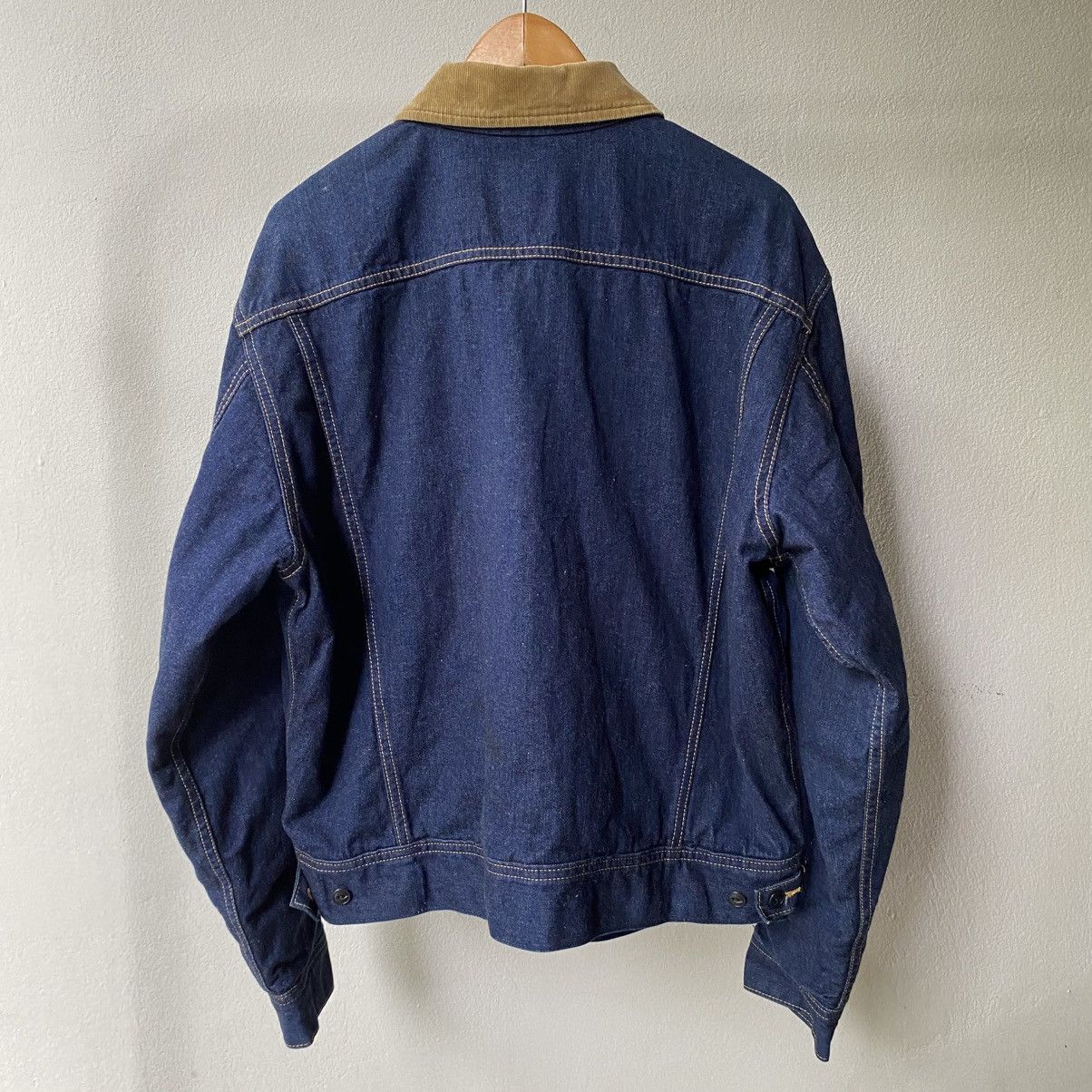 Lee Lee Storm Rider Denim Jacket with Brown Corduroy Collar Size US L / EU 52-54 / 3 - 14 Thumbnail