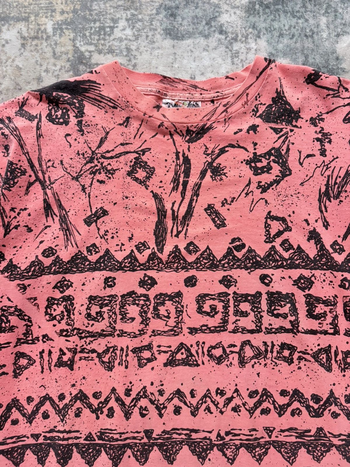 Vintage 90’s All Over Print Surf Wear Vintage Single Stitch Tee Size US L / EU 52-54 / 3 - 3 Thumbnail