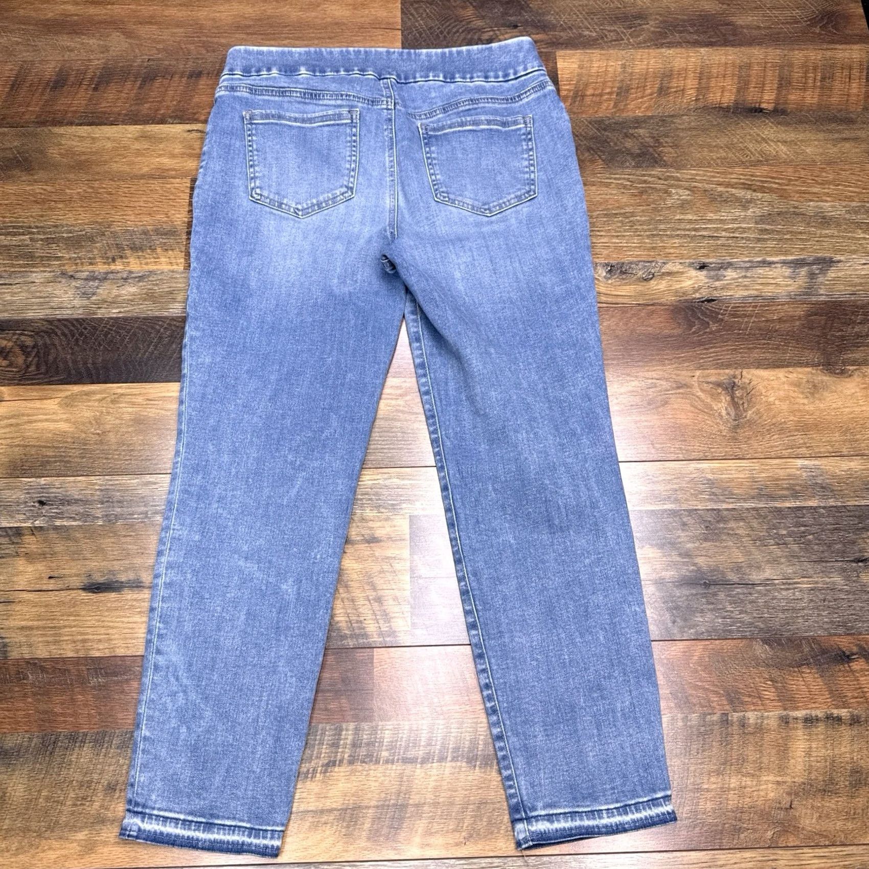 Vintage Chicos Jeans Ankle Womens 1R Slim Mid Rise Stretch Denim 5-Pocket Logo Blue Size 25" / US 0 / IT 36 - 2 Thumbnail