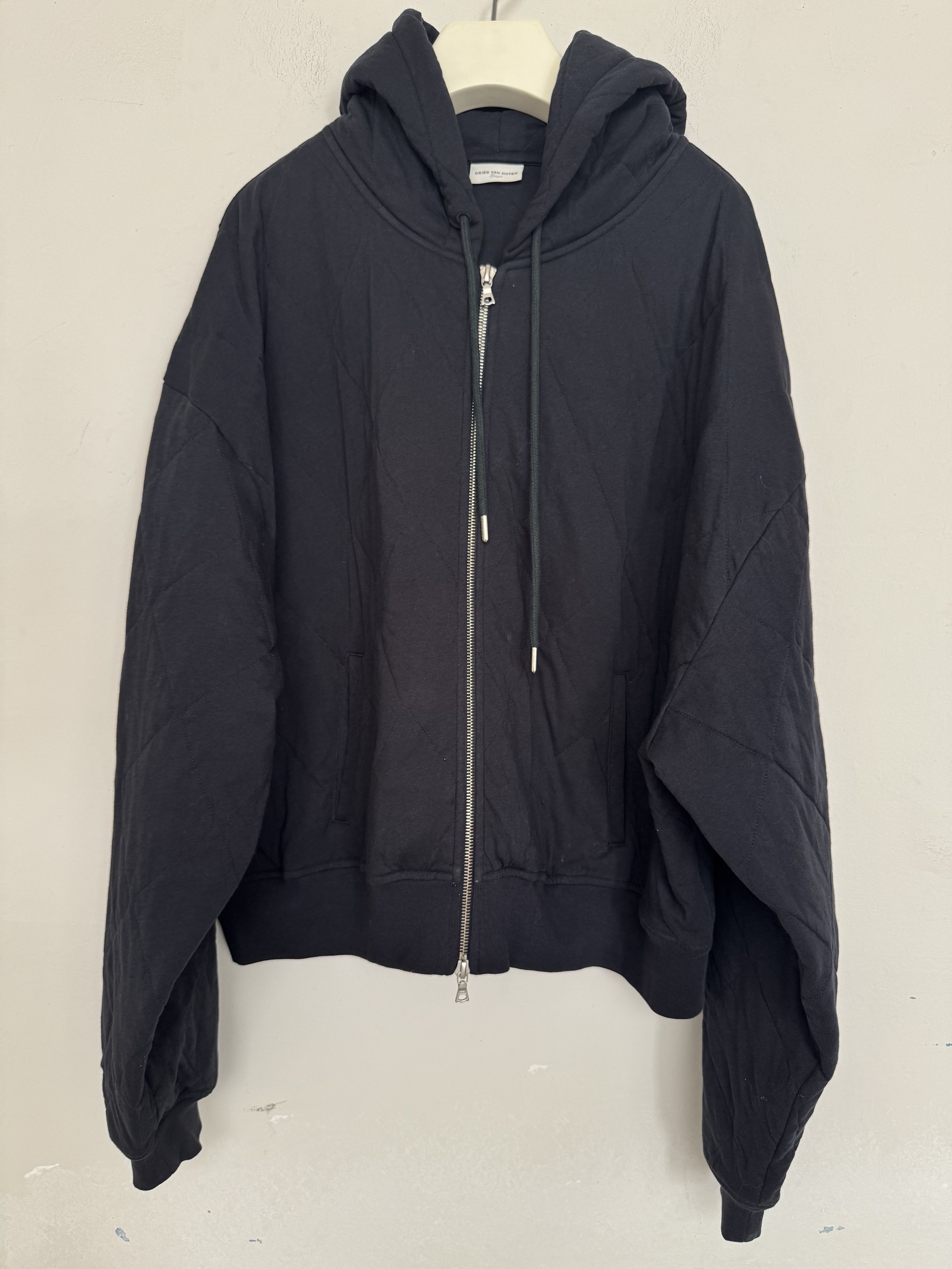 Dries Van Noten Zip-Up Hooded Sweatshirt Size US L / EU 52-54 / 3 - 1 Thumbnail