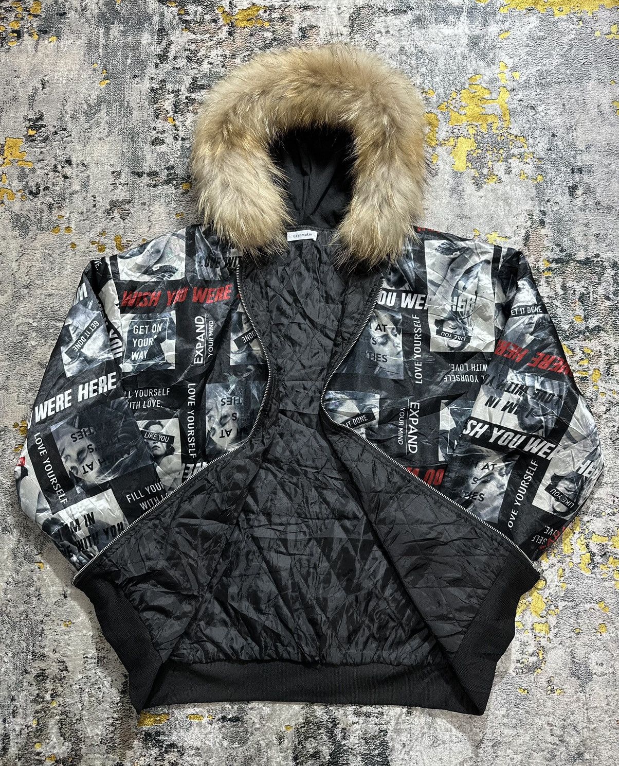 Hysteric Glamour LEAHMATIN ALL OVER PRINTED BIG SIZE FUR ZIP HOODIE LGB STYLE Size US XL / EU 56 / 4 - 3 Thumbnail