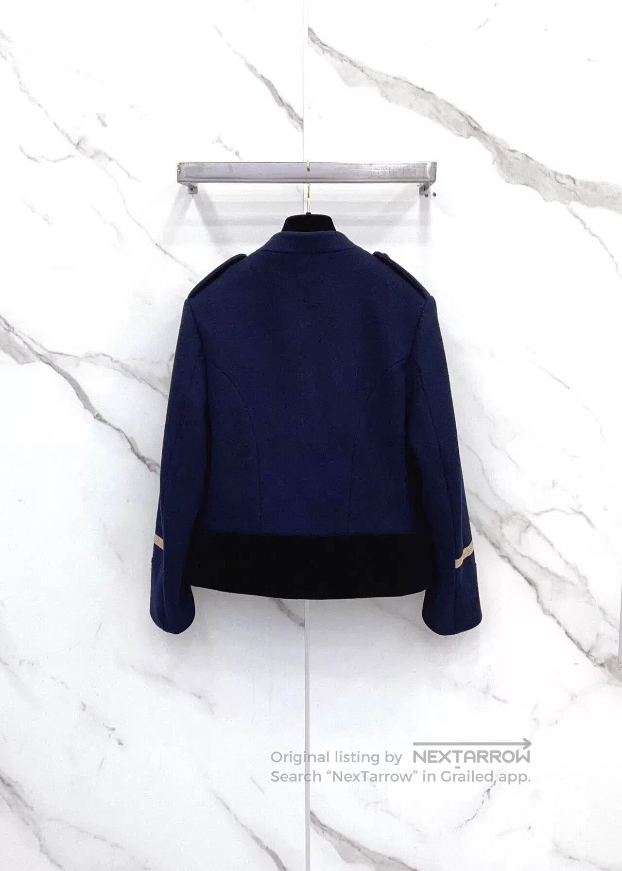 Gucci Gucci Dark Blue Golden Bee Coat. Size M / US 6-8 / IT 42-44 - 2 Thumbnail