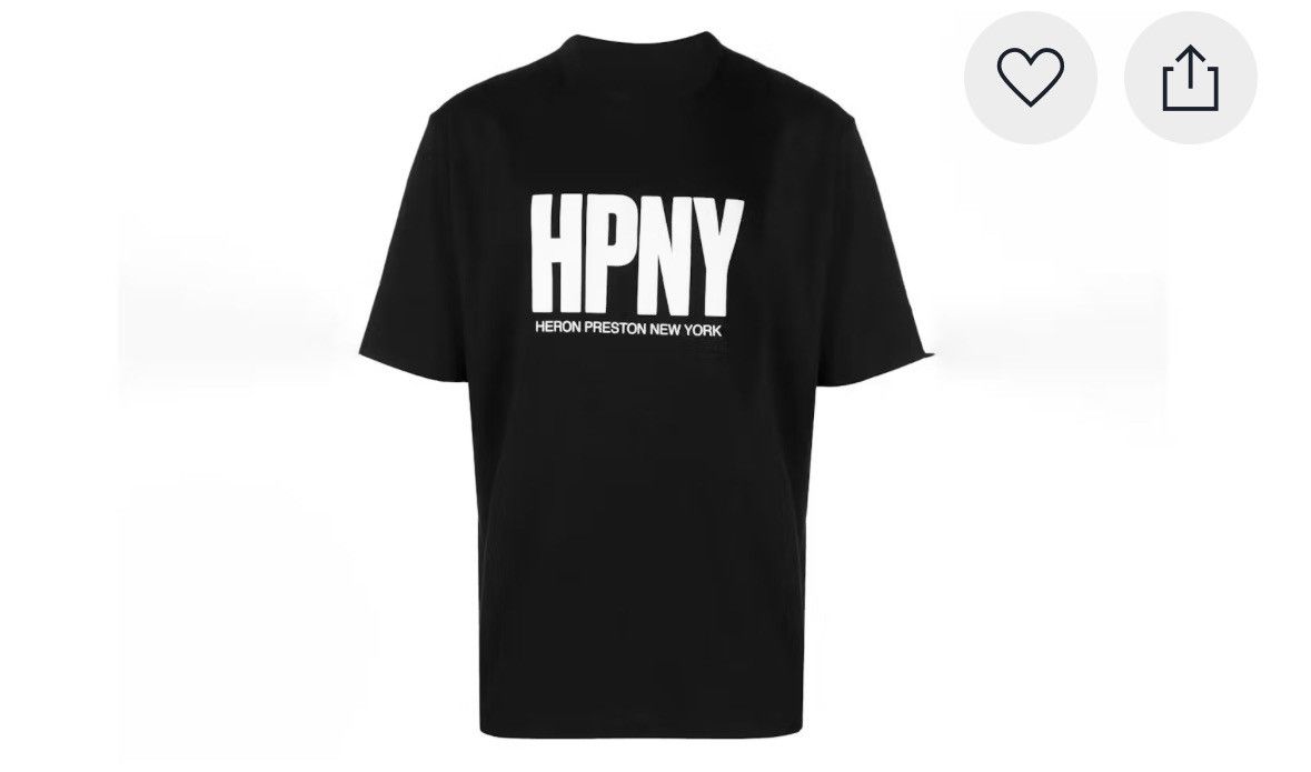 Heron Preston Heron Preston Reg HPNY T-Shirt Size US L / EU 52-54 / 3 - 1 Thumbnail