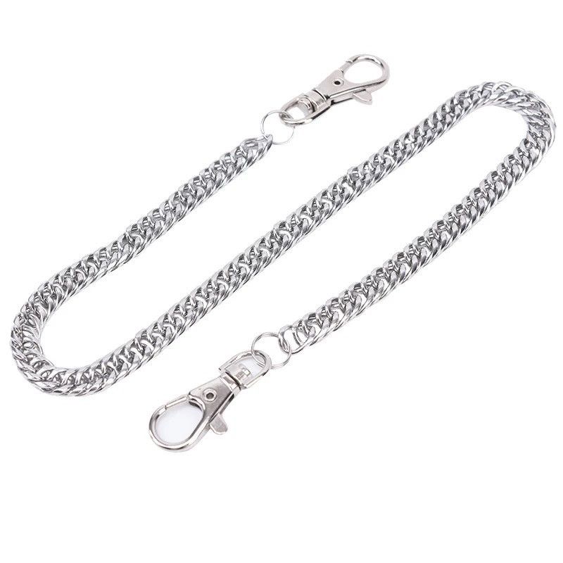 Vintage Retro Silver Wallet Jeans Chain Size ONE SIZE - 2 Thumbnail