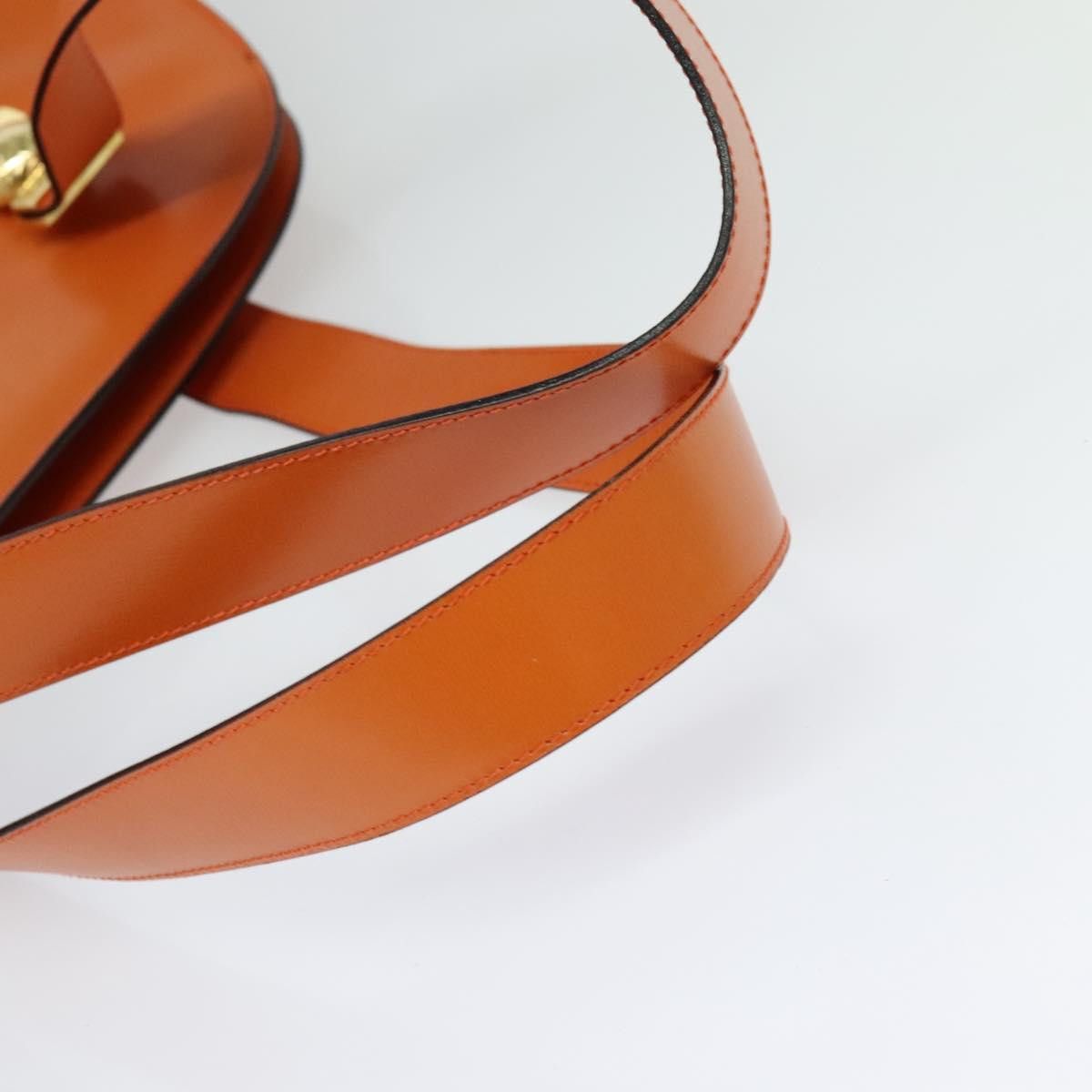 Celine CELINE Tote Bag Leather Gold Orange Size ONE SIZE - 7 Thumbnail