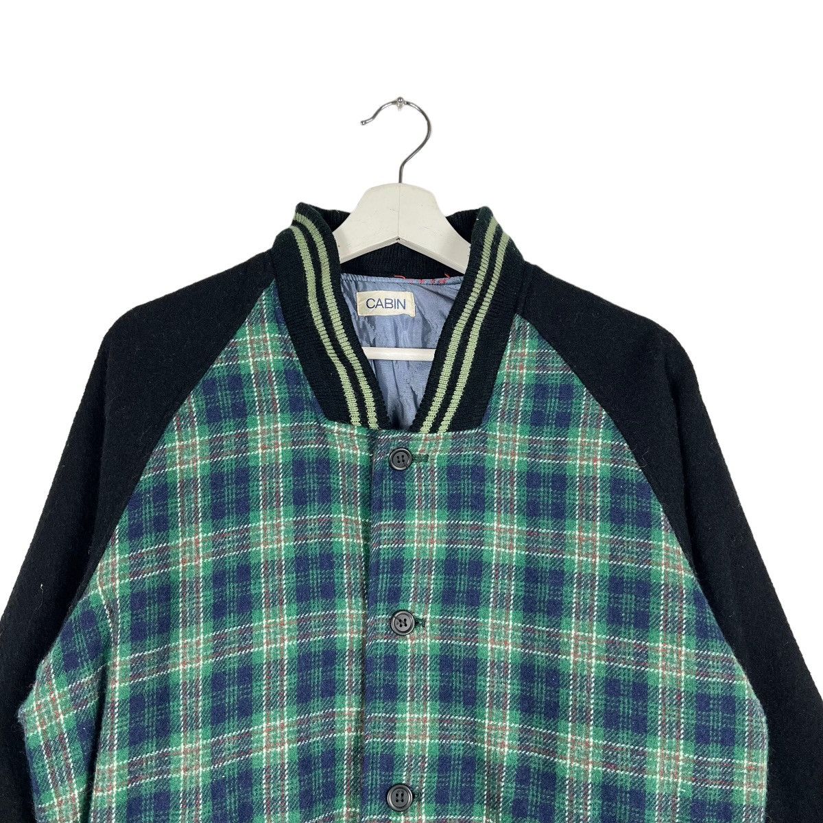 Japanese Brand 🔥 CABIN TARTAN PLAID BOMBER JACKET Size US L / EU 52-54 / 3 - 3 Thumbnail