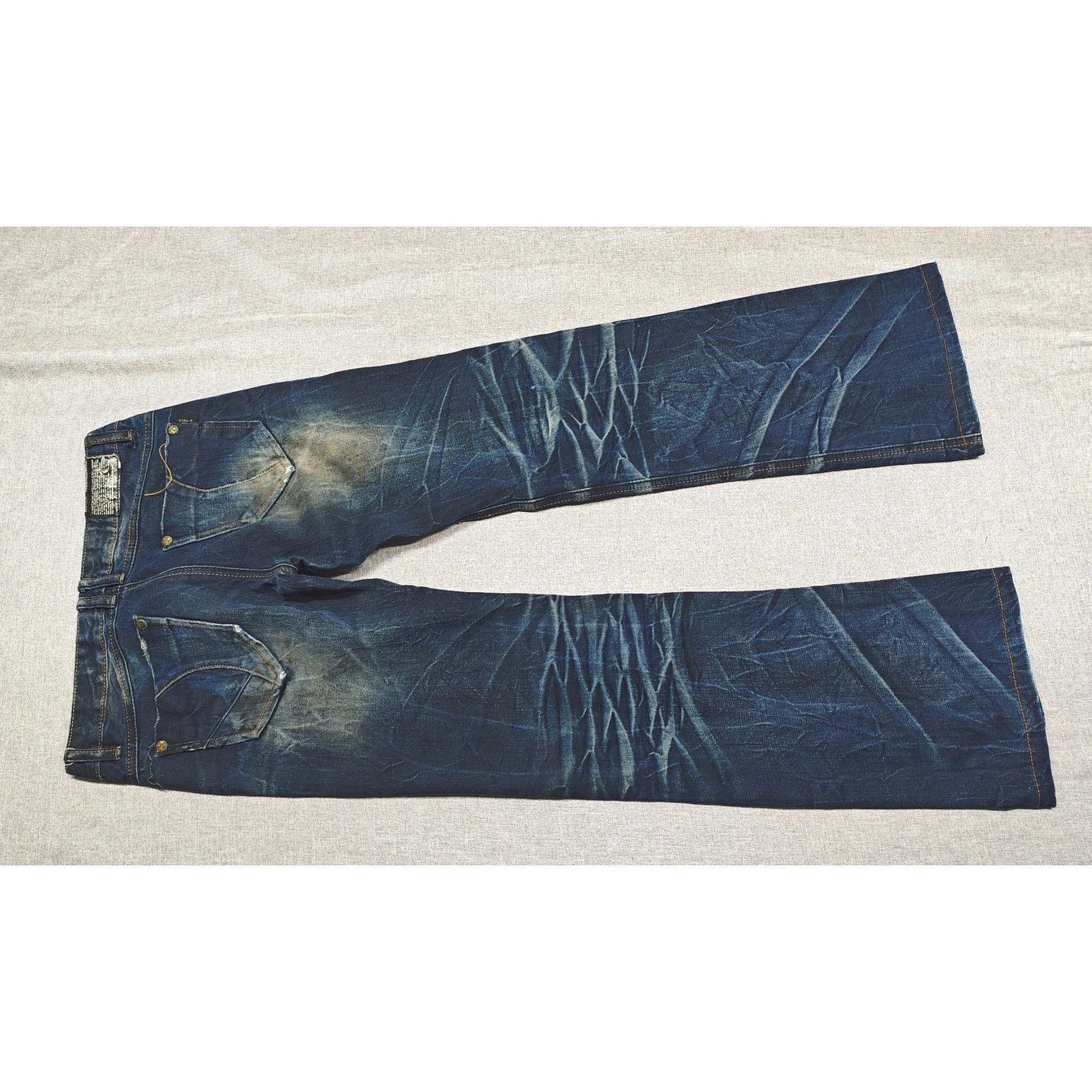 Hysteric Glamour × Undercover Vintage Japanese Brand Faded Wash Low-rise Denim Jeans Blue Size 30" / US 8 / IT 44 - 4 Thumbnail