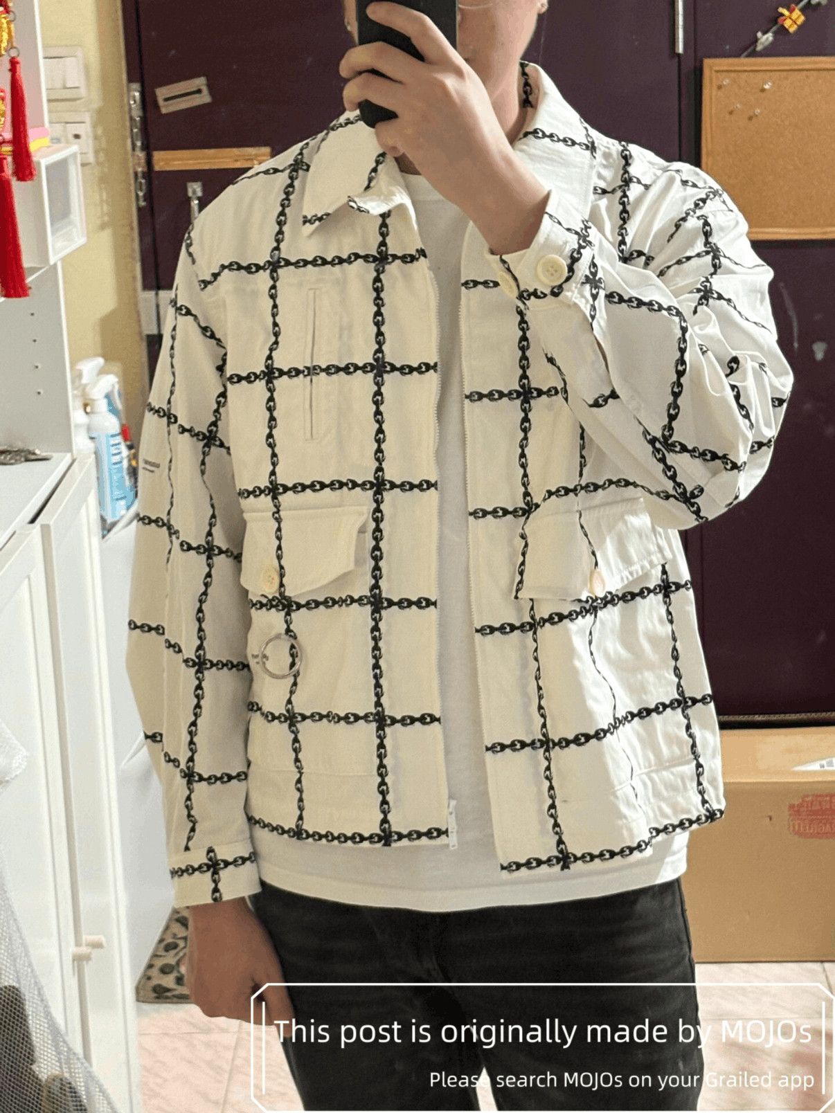 Undercover Sz 3 Undercover 24SS Chain Pattern Jacket mojos12128 Size US L / EU 52-54 / 3 - 9 Thumbnail