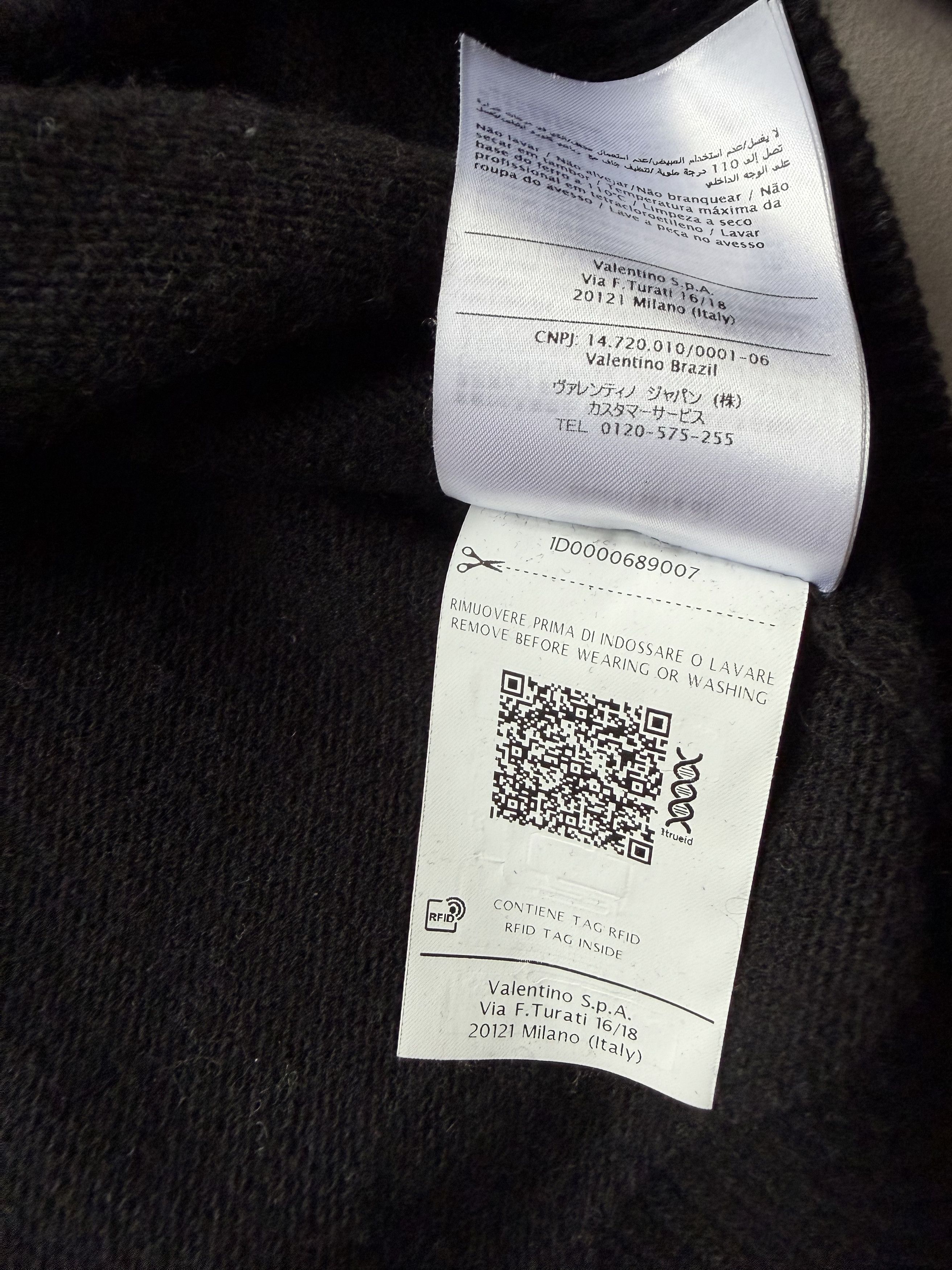 Valentino Valentino Wool Cashmere Logo Sweater Size US S / EU 44-46 / 1 - 5 Thumbnail