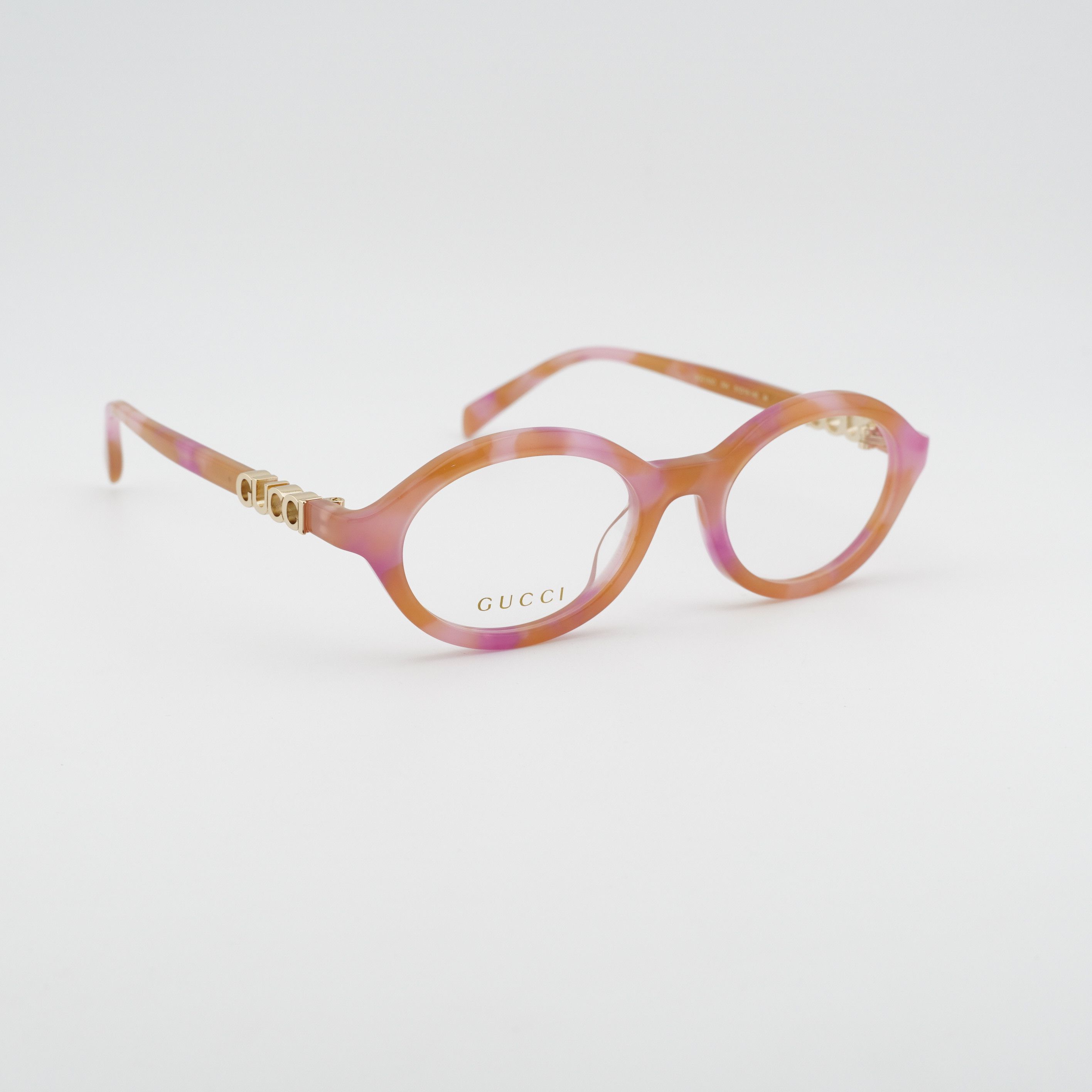 Gucci Gucci GG2153O 004 Eyeglasses Pink / Orange 51mm Oval Frame Size ONE SIZE - 11 Thumbnail