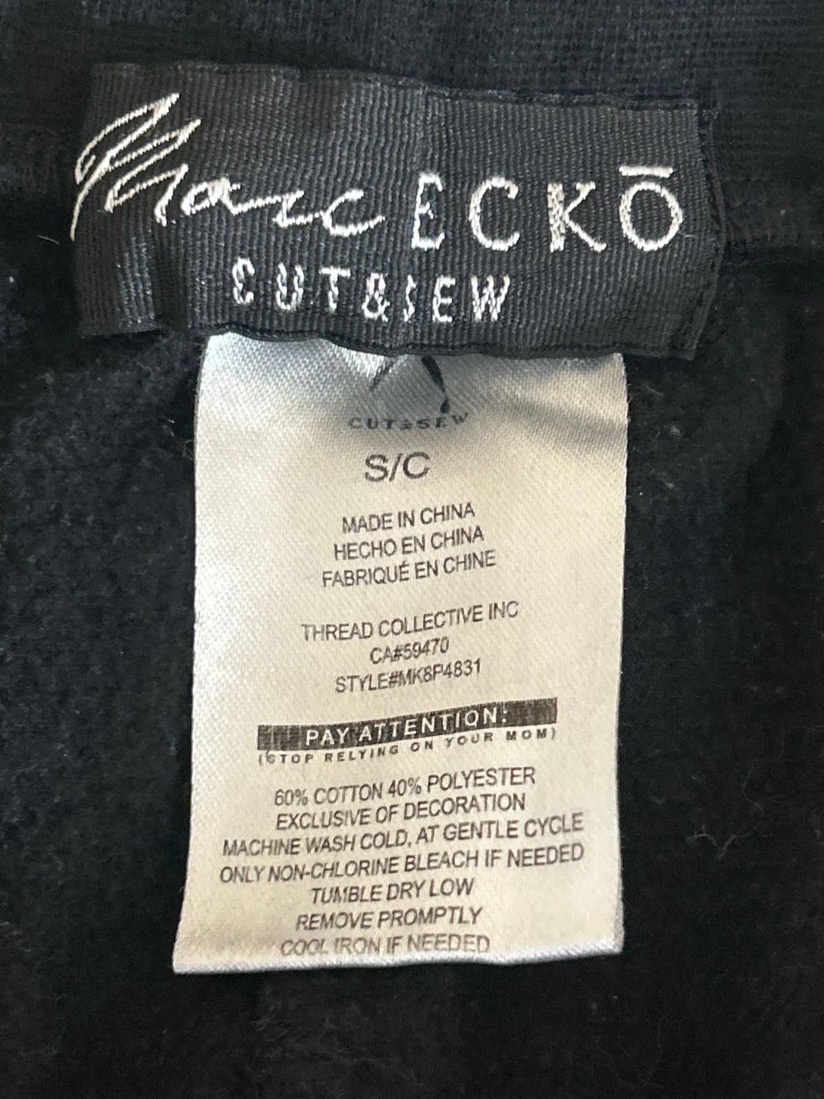 Ecko Unltd. MARC ECKO Cut&Sew Jogger Pants Sm Black Red Streetwear Y2K Size US 30 / EU 46 - 7 Thumbnail