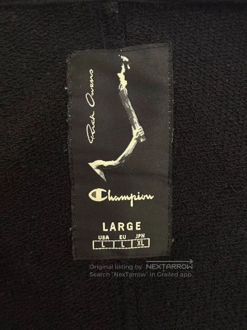 Rick Owens Rick Owens Black Zip Up Hoodie Jacket. Size US L / EU 52-54 / 3 - 4 Thumbnail