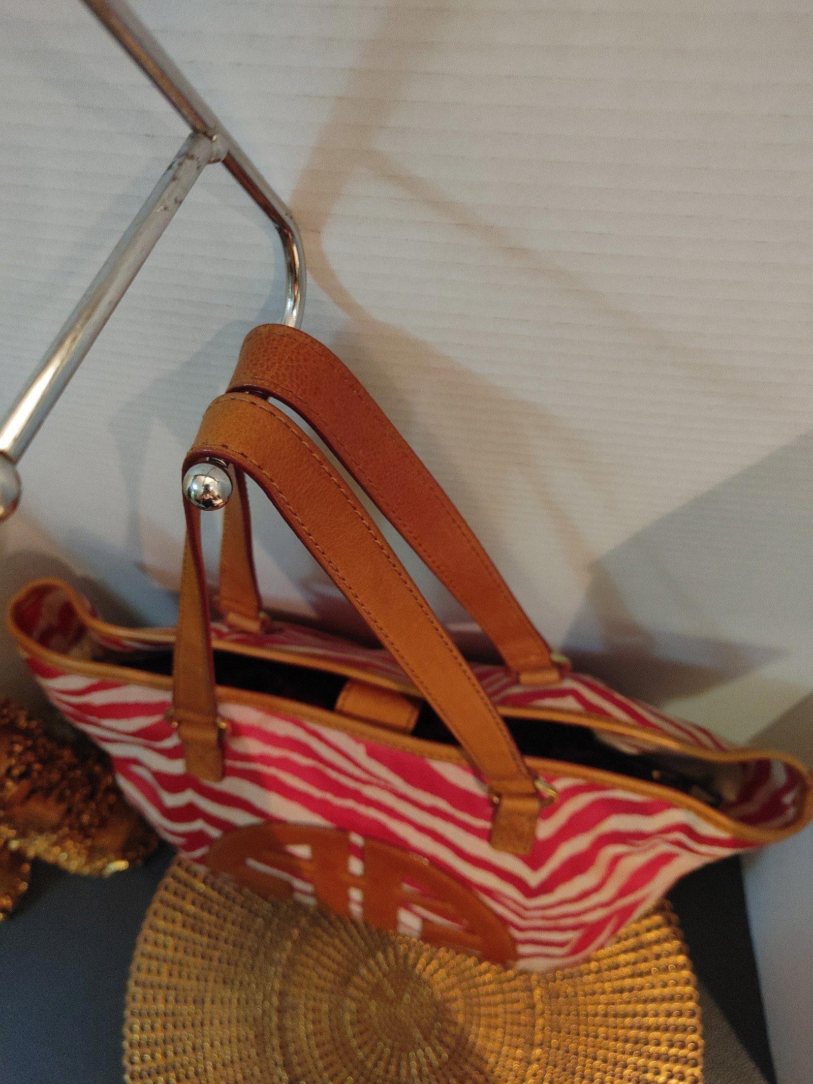 Designer Antonio Melani Zebra Striped Becky Tote Size ONE SIZE - 3 Thumbnail