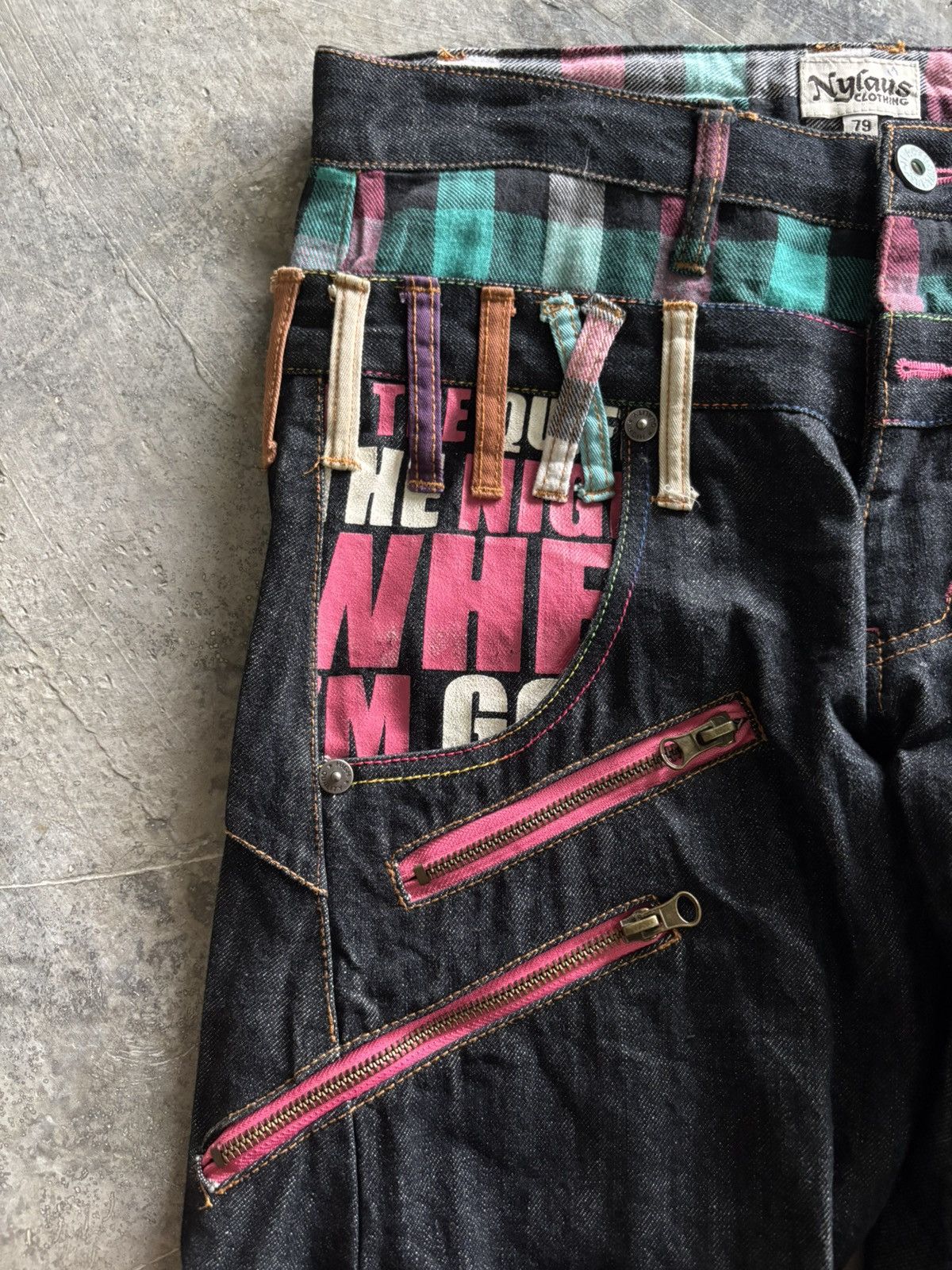 Hysteric Glamour DOUBLE WAIST NYLAUS JAPANESE PUNK GOTH INSPIRED Size US 32 / EU 48 - 8 Thumbnail