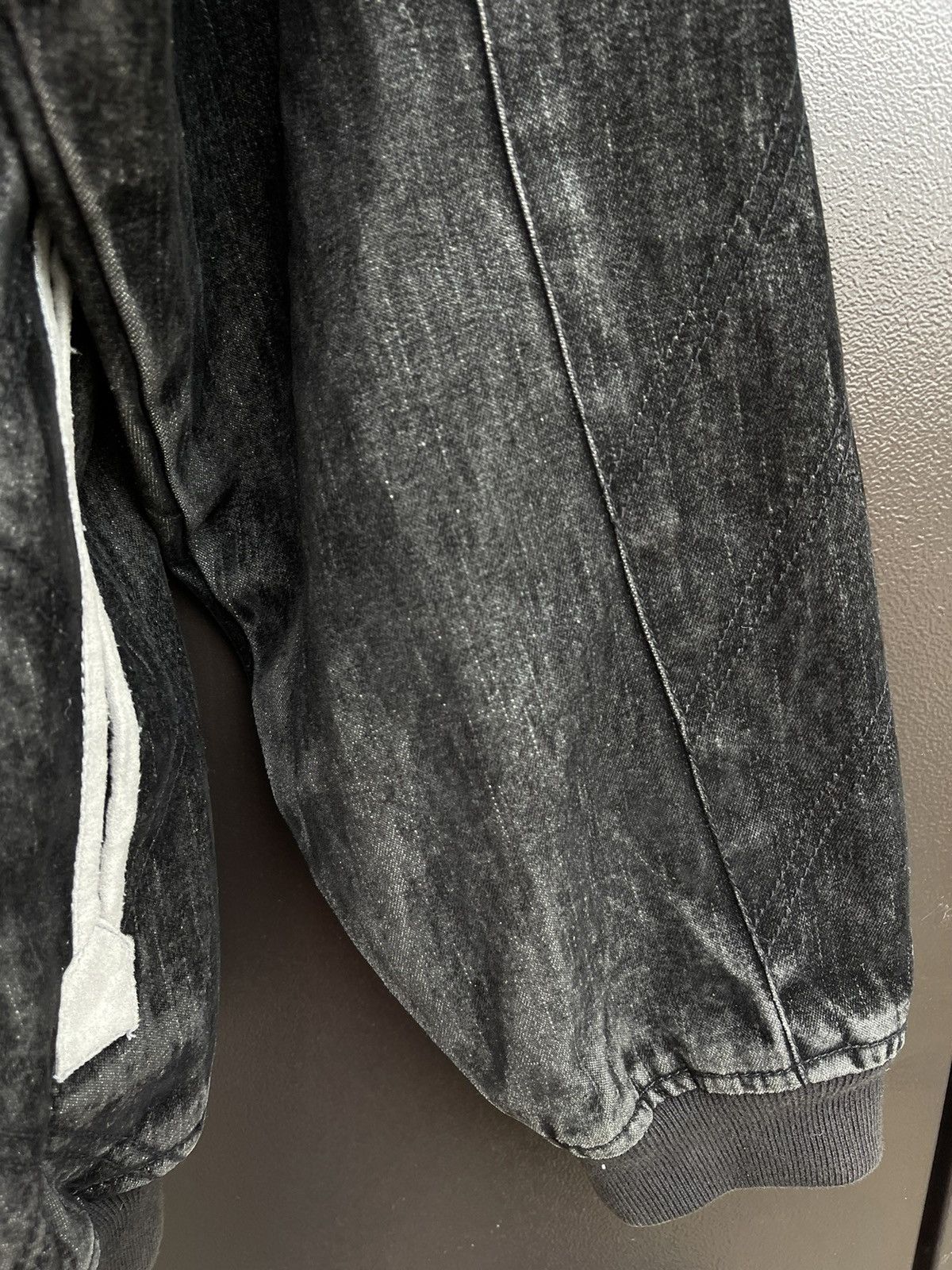 Pelle Pelle Johnny Blaze Denim Jacket Black Washed Vintage Faded Style Size US L / EU 52-54 / 3 - 11 Thumbnail