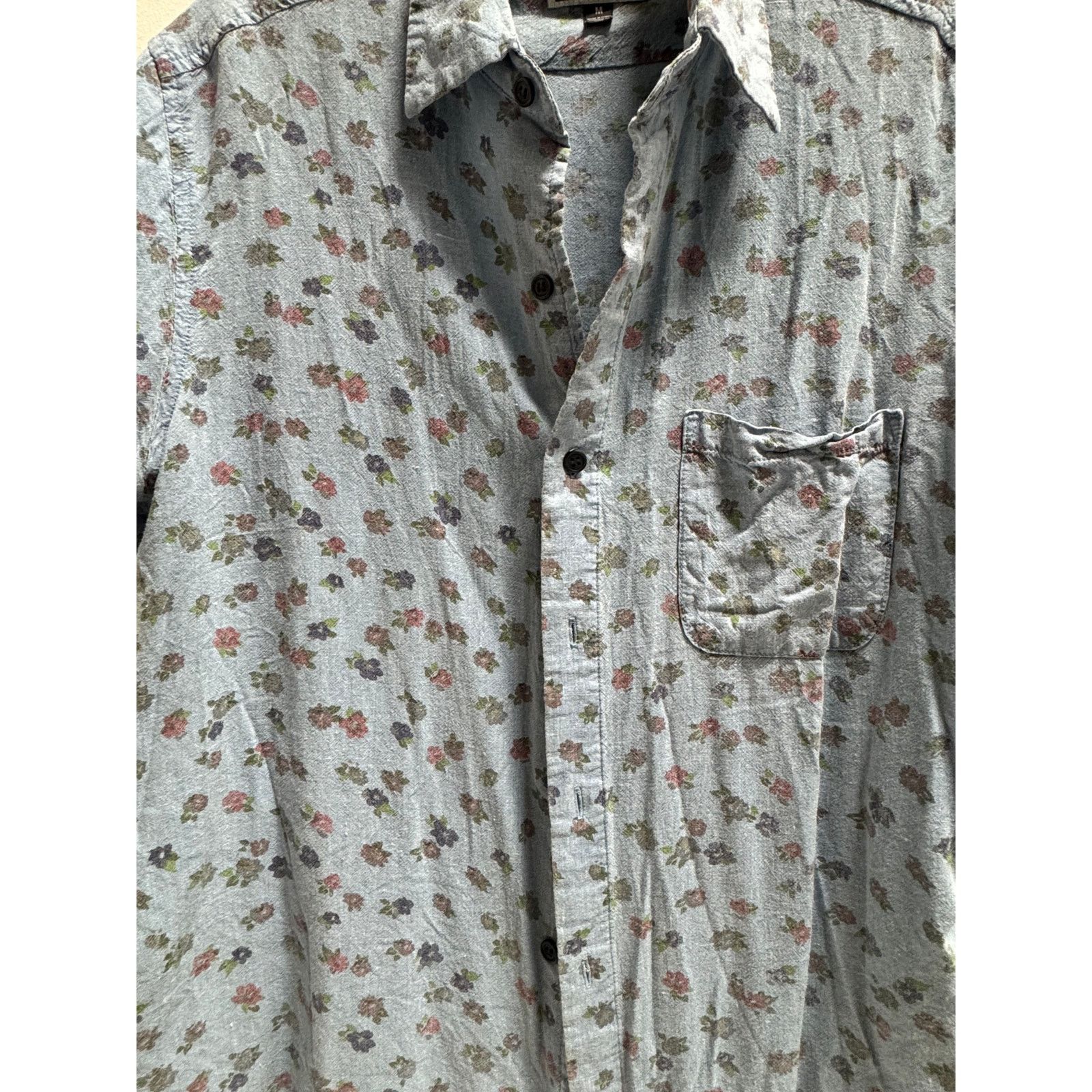 Deus Ex Machina Deus Ex Machina Floral Shirt – Vintage Wash – Size M Size US M / EU 48-50 / 2 - 2 Thumbnail