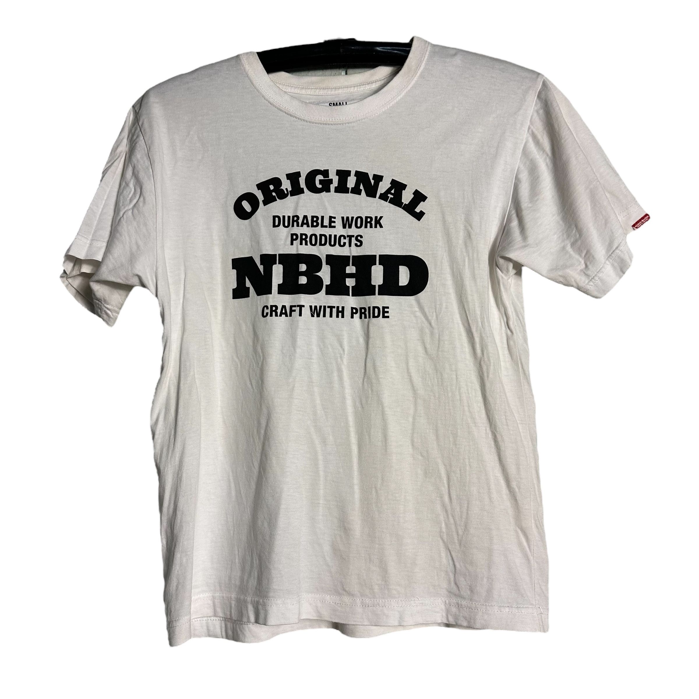 Neighborhood 🔥RARE🔥Vintage Neighborhood NBHD Spell Out T-shirt Size US S / EU 44-46 / 1 - 1 Thumbnail