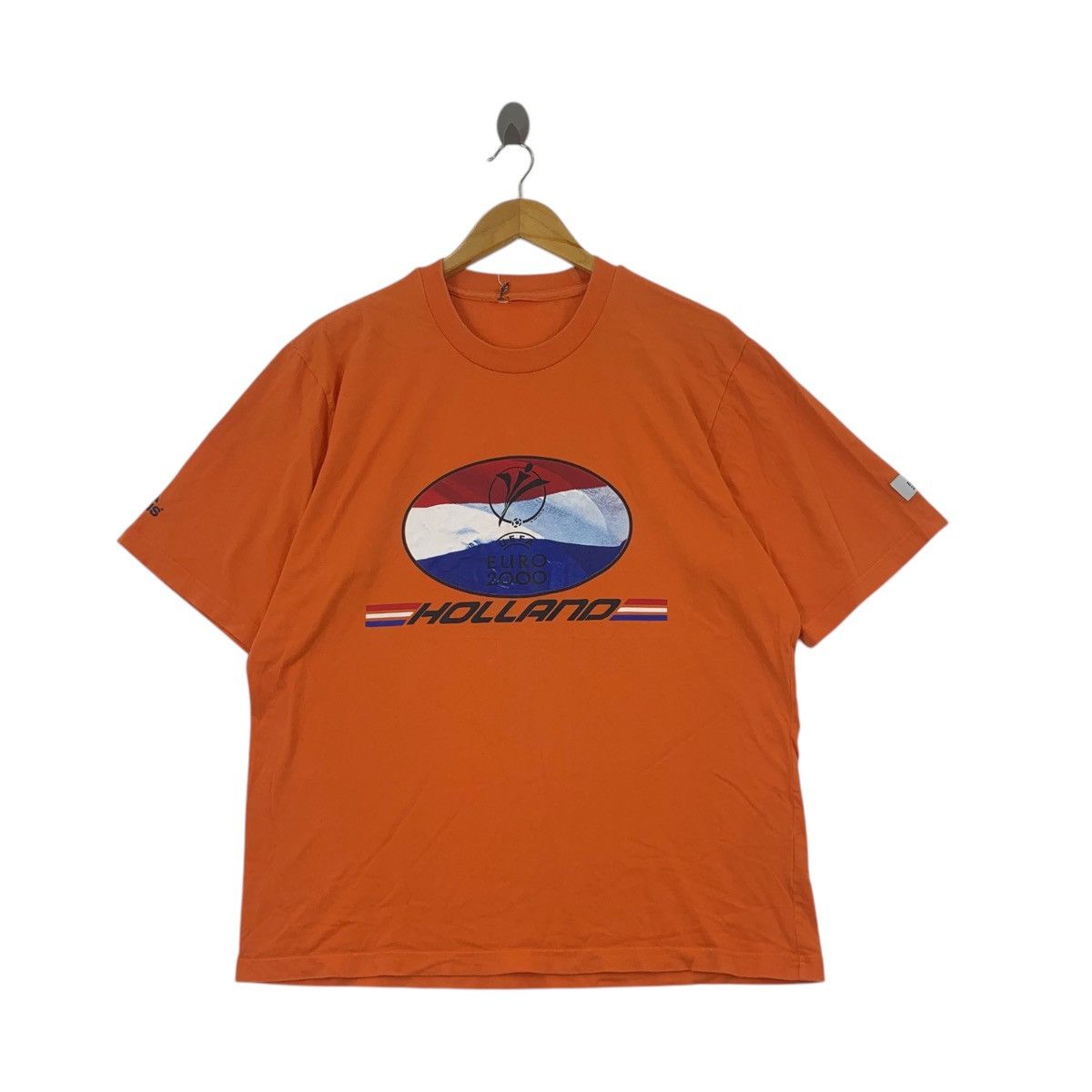 Adidas Vintage ADIDAS x HOLLAND EURO 2000 Semi Finalist Tee Size US L / EU 52-54 / 3 - 1 Thumbnail