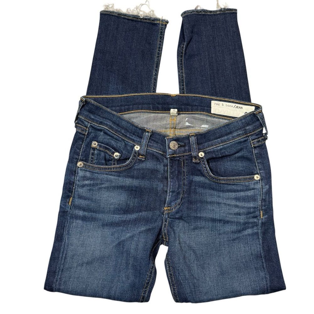 Rag & Bone Rag & Bone Mid-Rise Slim Fit Capri Jeans In Orson Size 25 Size 25" / US 0 / IT 36 - 3 Thumbnail