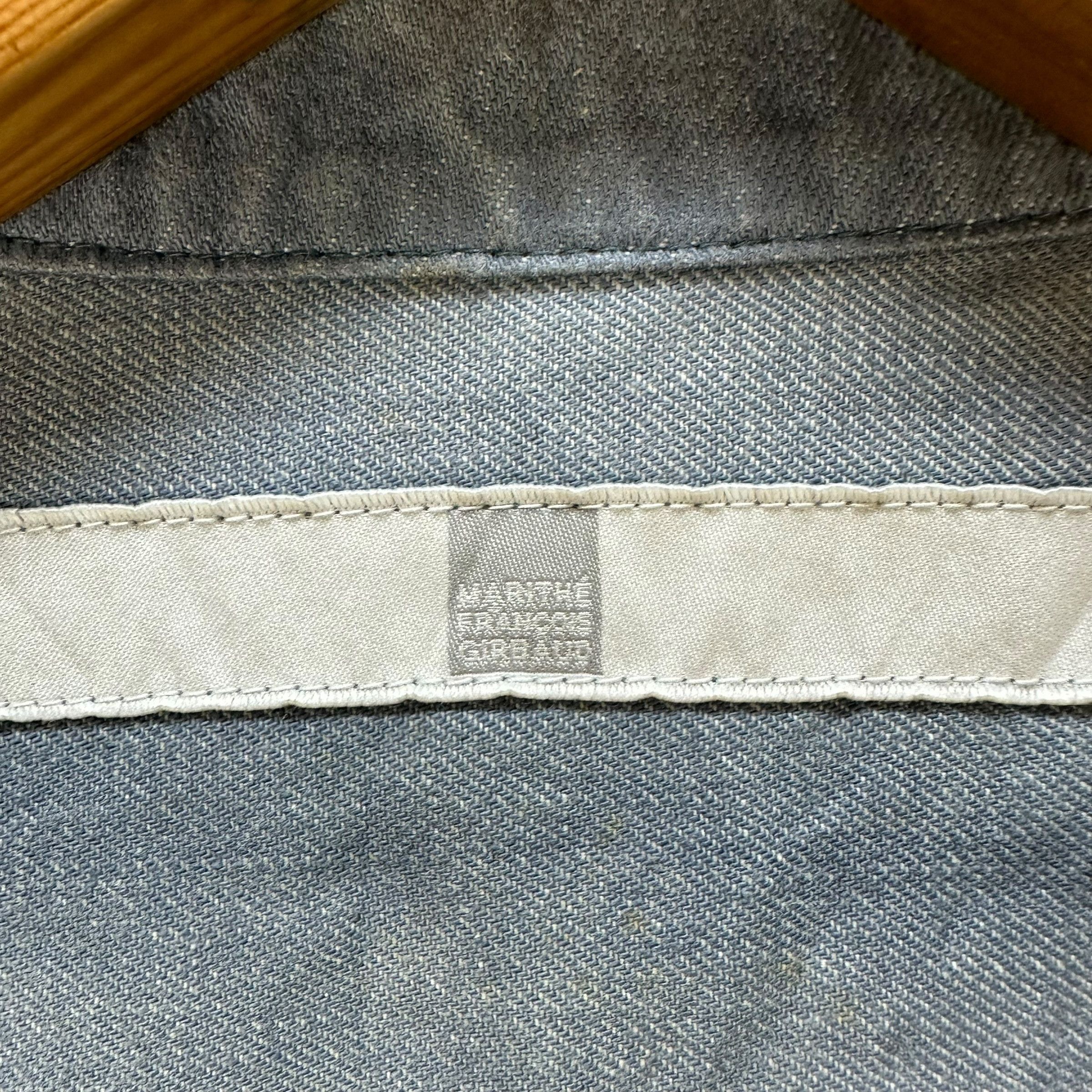 Marithe + Francois Girbaud Vintage MFG Stand Collar Selvedge Denim Jacket #A80-1918 Size US M / EU 48-50 / 2 - 9 Thumbnail