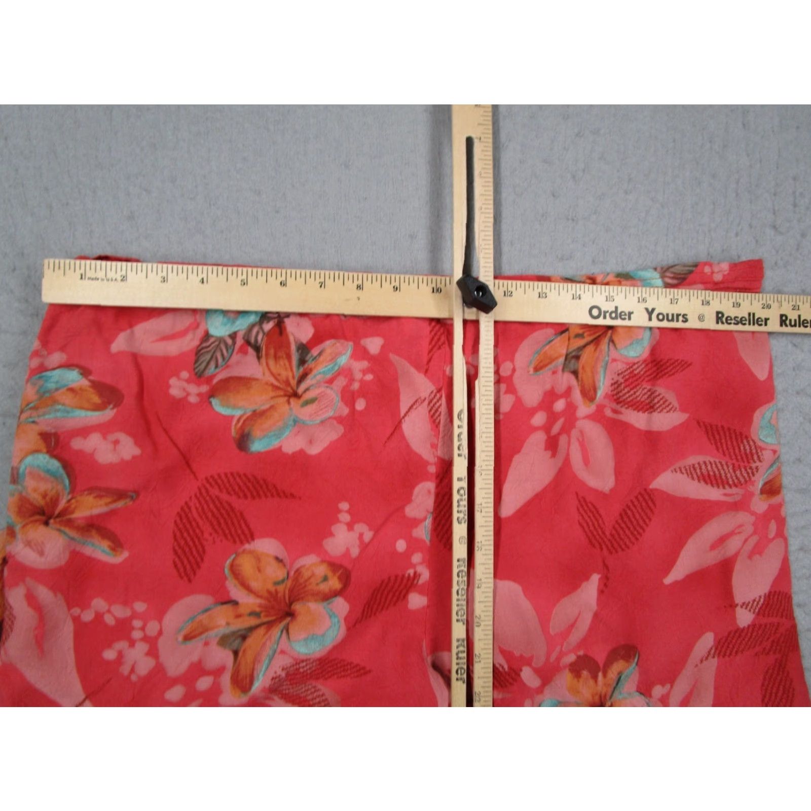Jams World Jams World Pants Women Large Red Francesca Floral W727-Fran Made in USA 38x23 Size 36" / US 14 / IT 50 - 5 Thumbnail