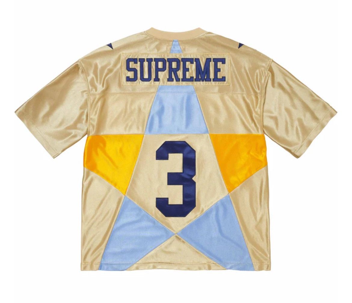 Supreme Bandana Football Jersey Blue (Size Large) - BRAND