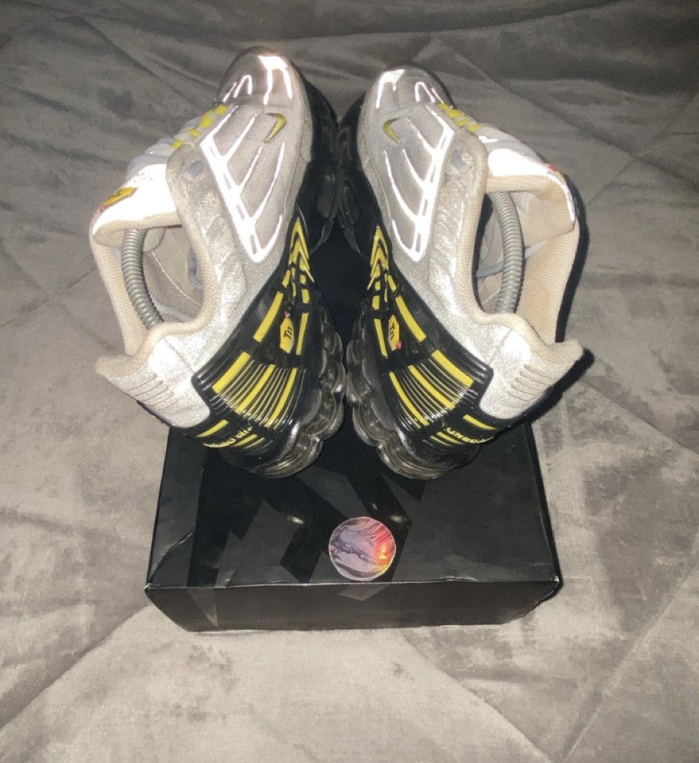 Nike Nike Tn Air Max Plus 3 2023 Silver Yellow Reflective Size US 11 / EU 44 - 4 Thumbnail