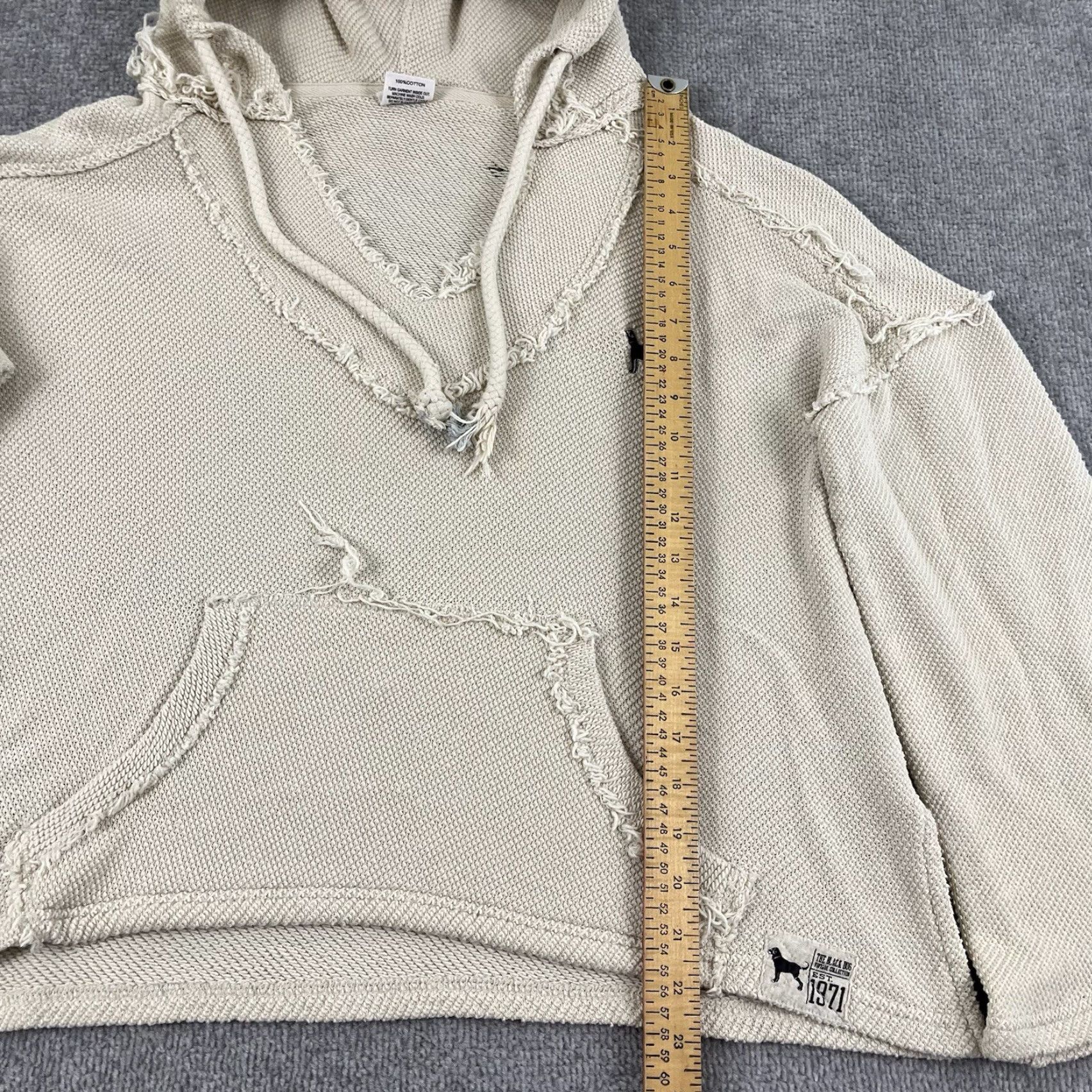 J Brand THE BLACK DOG Hoodie Women Medium Brown Knit Pullover Sweater Beach Casual Long Sleeve Size M / US 6-8 / IT 42-44 - 4 Thumbnail