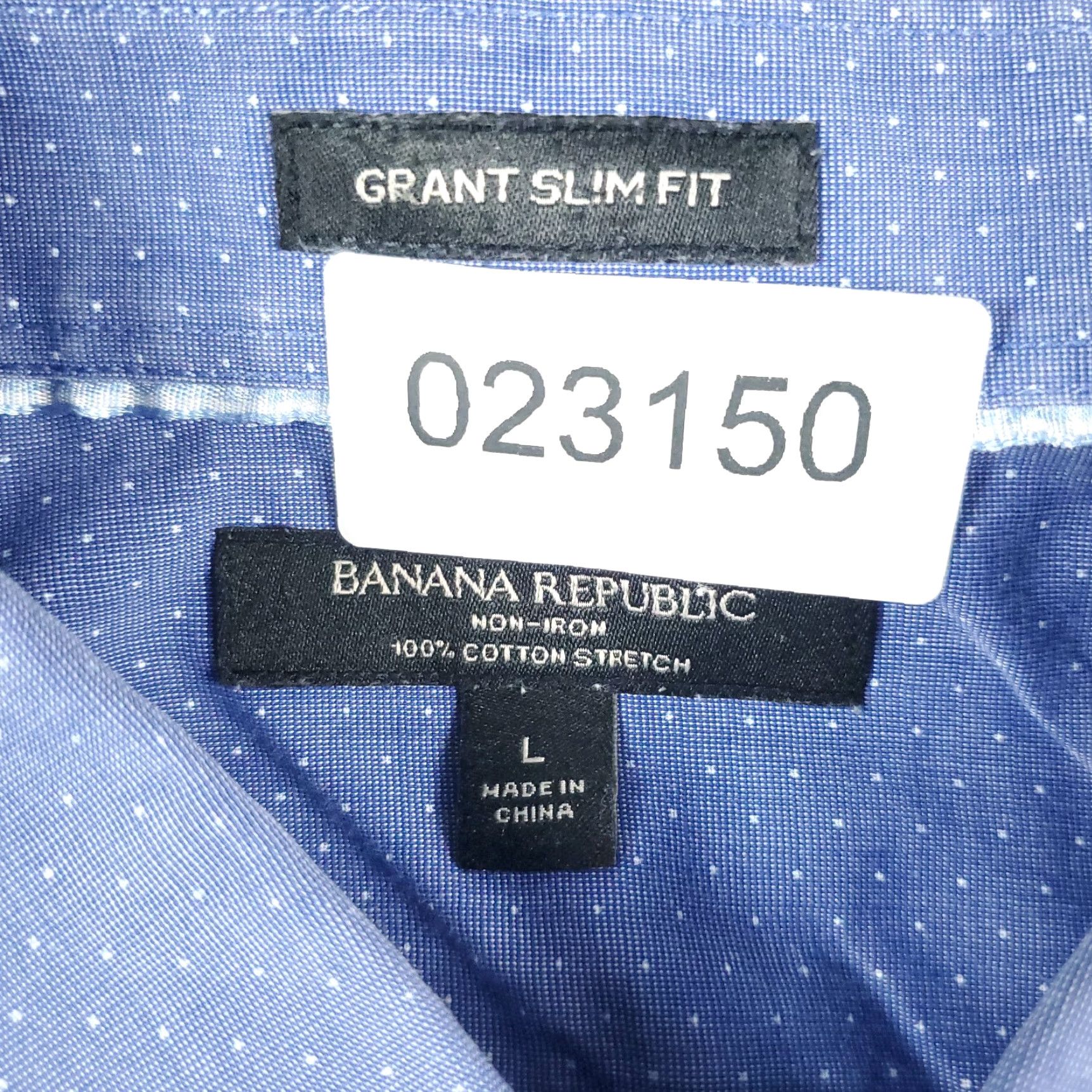 Banana Republic VINTAGE Banana Republic Shirt Mens Large Blue Casual Button Up Long Sleeve Size US L / EU 52-54 / 3 - 8 Thumbnail