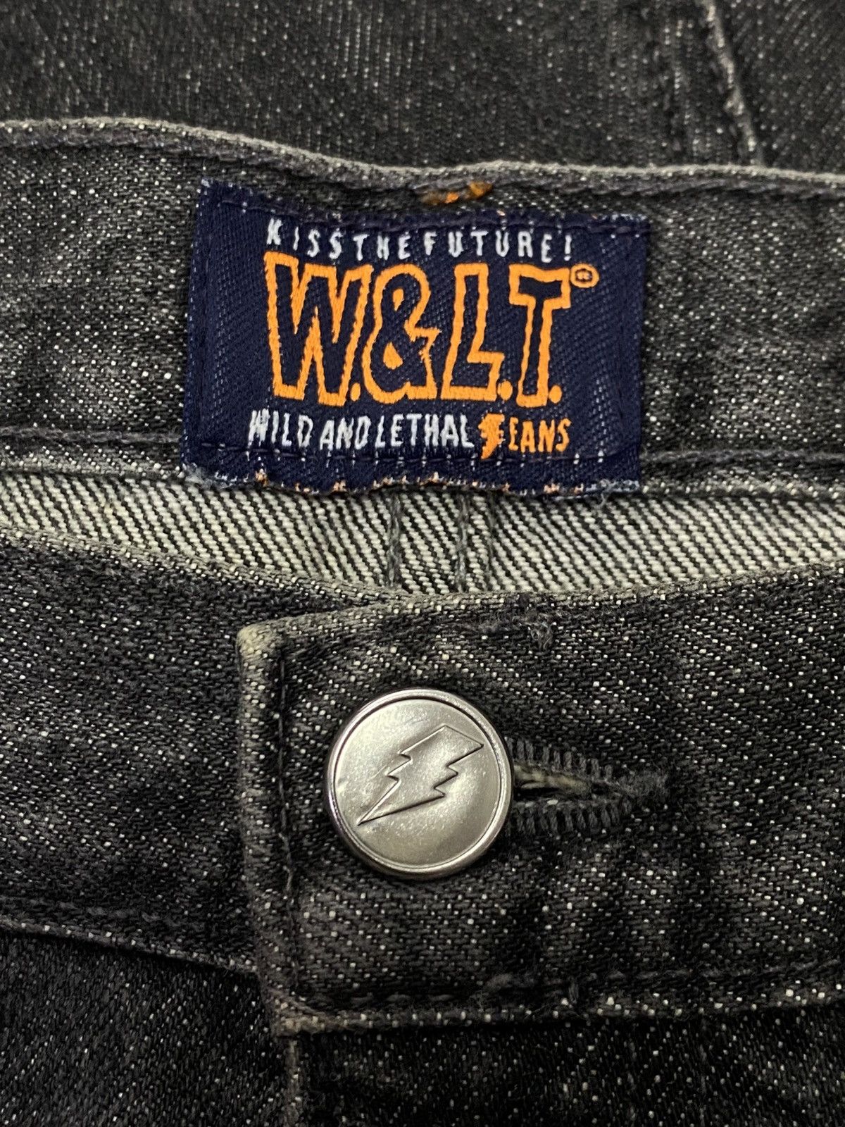 W&LT W&LT Walter Van Beirendonck Spiral Cut Denim Pants Size US 30 / EU 46 - 10 Thumbnail