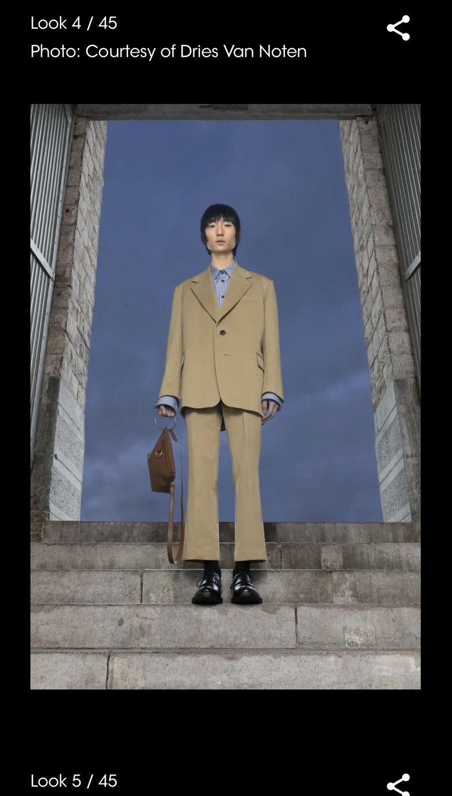 Dries Van Noten Dries Van Noten Runway AW2021 Khaki Blazer Size US M / EU 48-50 / 2 - 25 Thumbnail