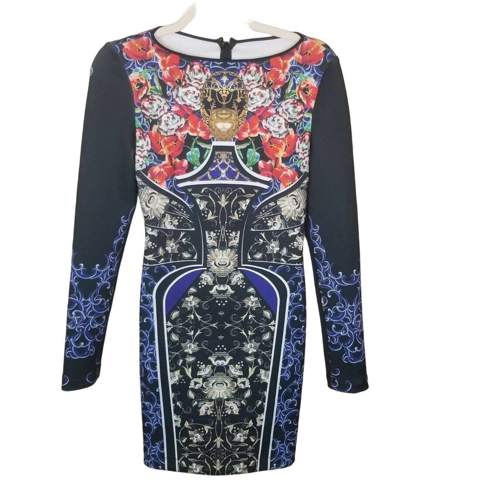 Clover Canyon Clover Canyon Dress Royal Egg Art To Wear Mini Dress Artsy S Size S / US 4 / IT 40 - 1 Thumbnail