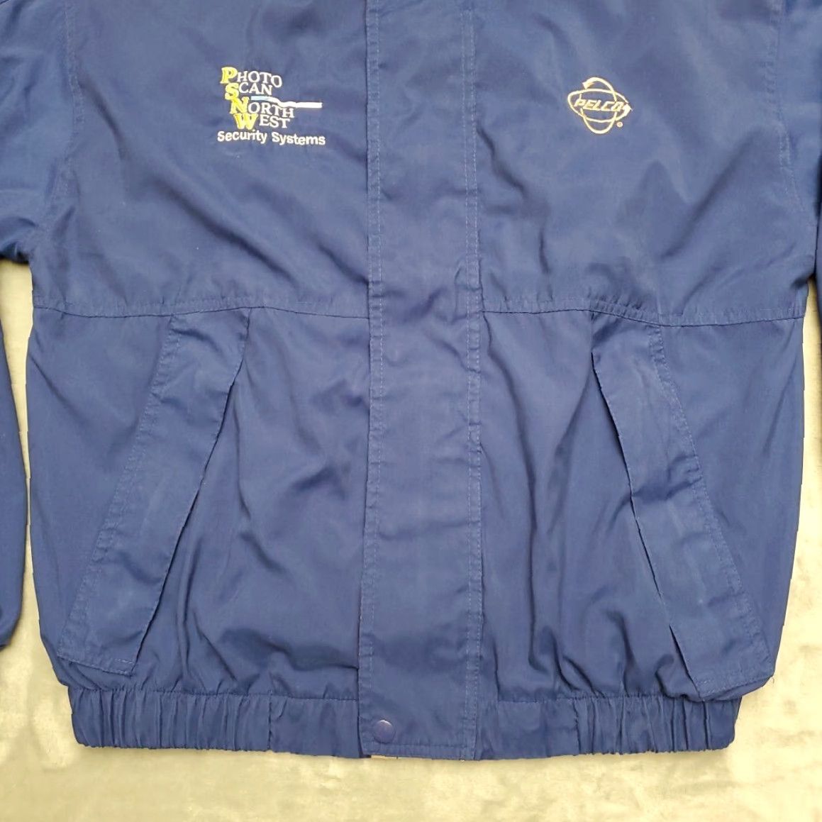 Vintage VTG King Louie Jacket Men S Bomber Blue Cotton Lining Embroidered Logo Full Zip Casual Size US S / EU 44-46 / 1 - 2 Thumbnail