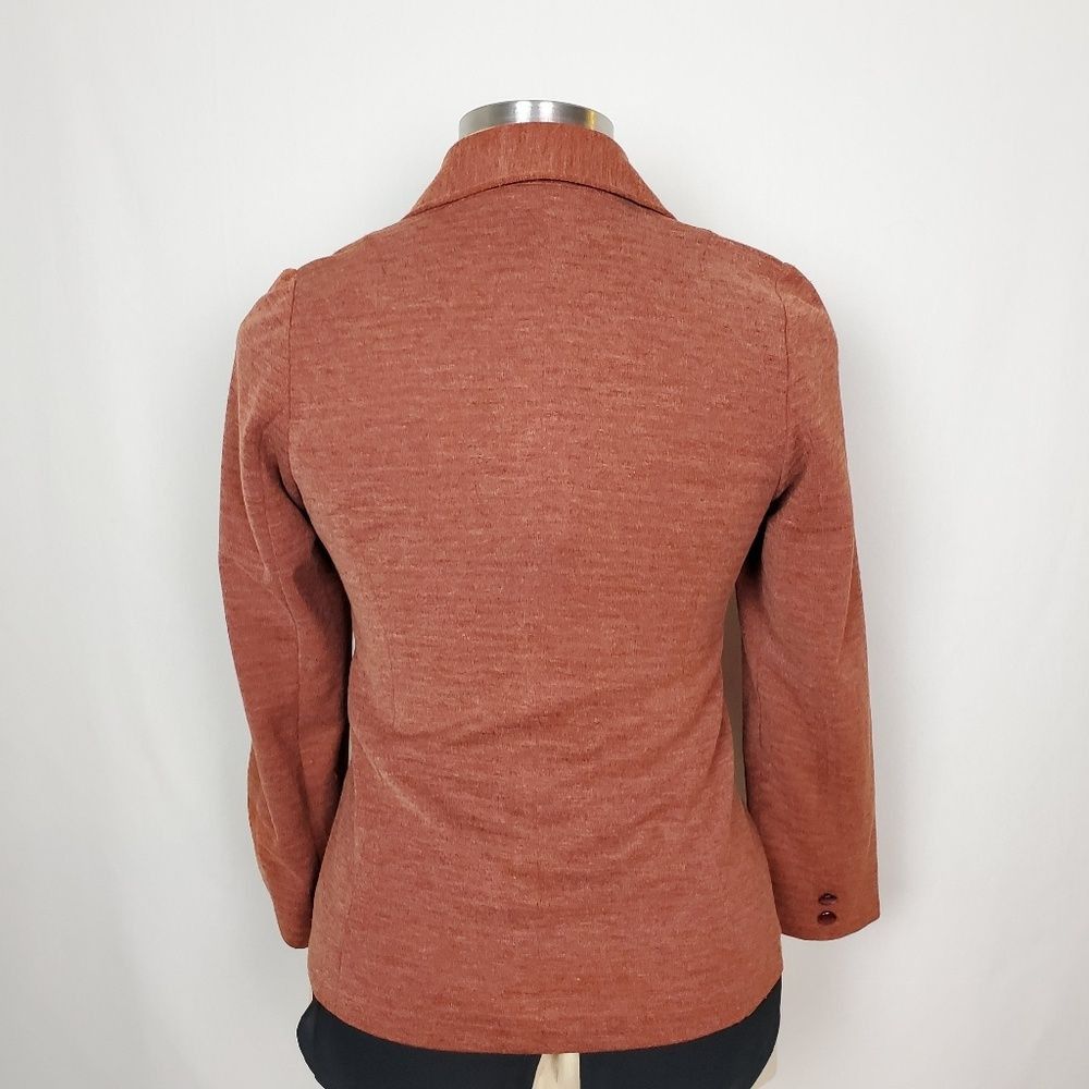 Vintage 70s Western Vintage Brick Red Blazer Pockets S-M Size M / US 6-8 / IT 42-44 - 3 Thumbnail