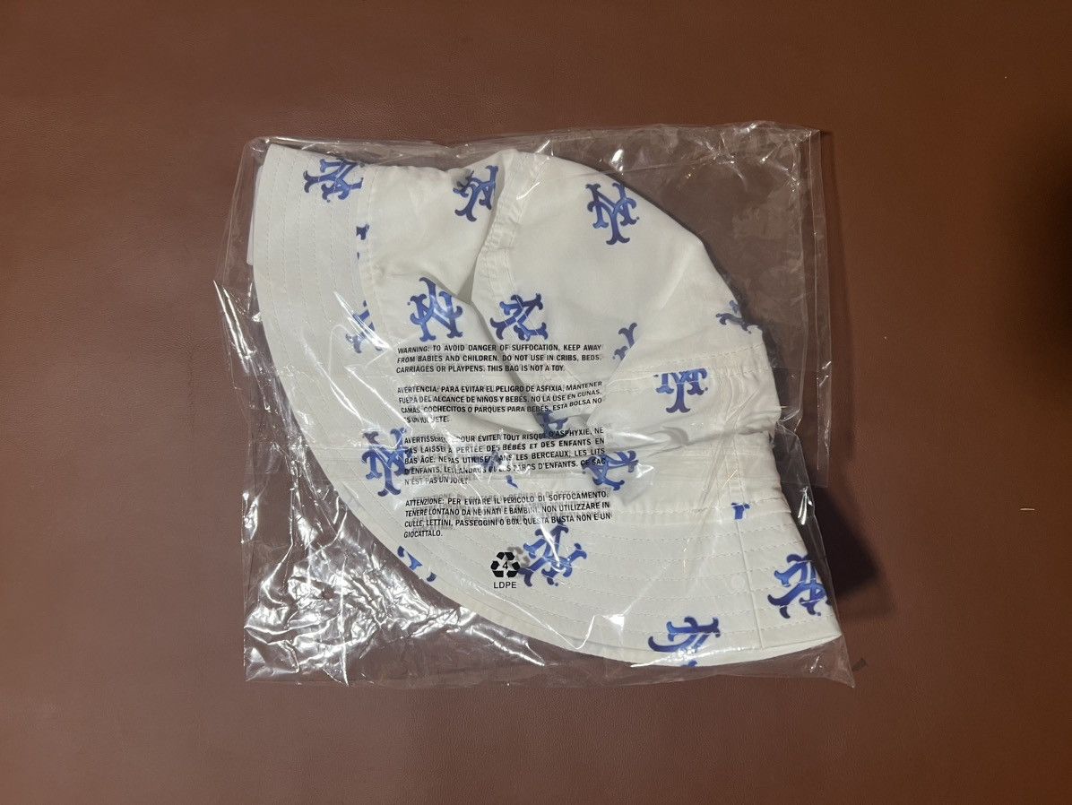 Aime Leon Dore × New Era Aime Leon Dore ALD / New Era Mets Nylon Bucket Hat White Size ONE SIZE - 2 Thumbnail