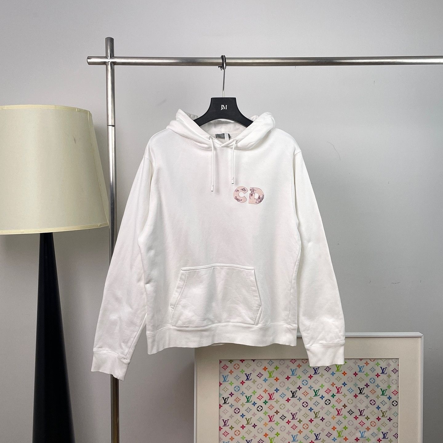 Dior Dior CD Logo Graphic Hoodie Size XL Size US XL / EU 56 / 4 - 1 Thumbnail