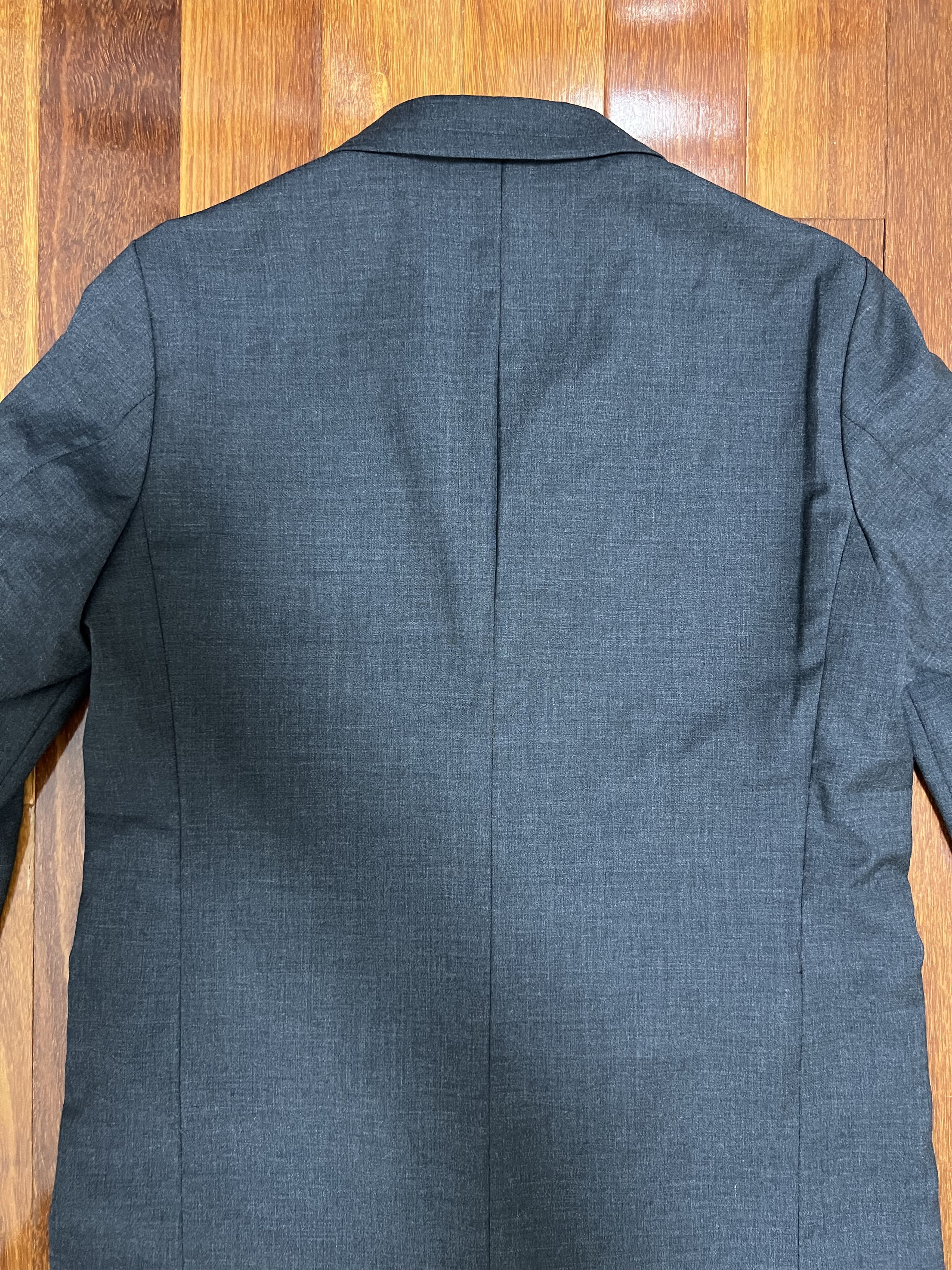 Tres Bien 💚 Très Bien Everywear Peak Lapel Coat Wool Dark Grey NEW Size US S / EU 44-46 / 1 - 14 Thumbnail