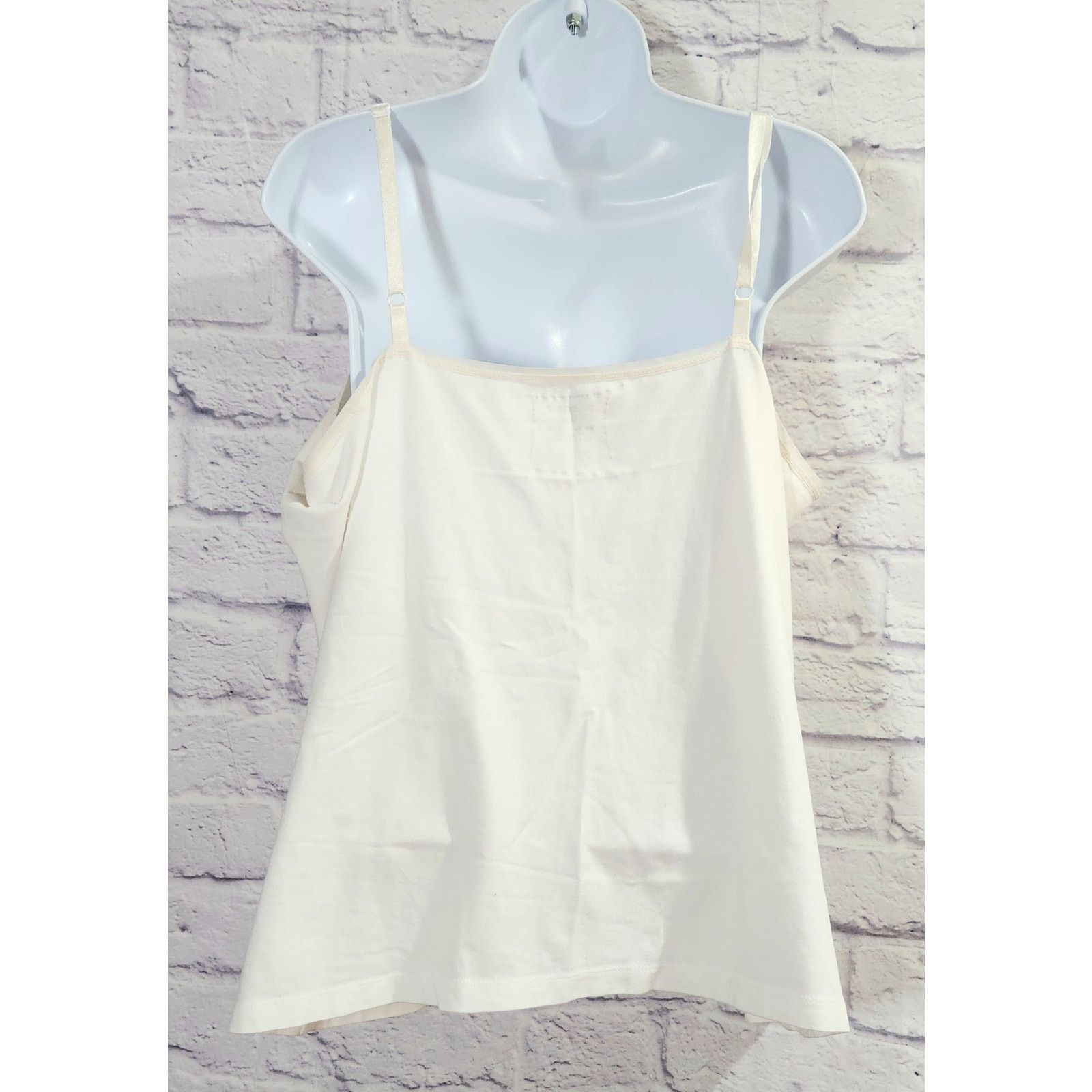Other Lane Bryant White Adjustable Spaghetti Straps Tank Top 18 20 Size XL / US 12-14 / IT 48-50 - 4 Thumbnail
