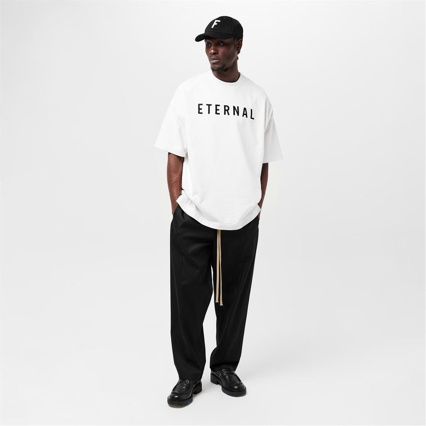 Fear of God o1g2r1mq0426 Virgin Wool Cashmere Forum Trousers in Black Size US 32 / EU 48 - 5 Thumbnail