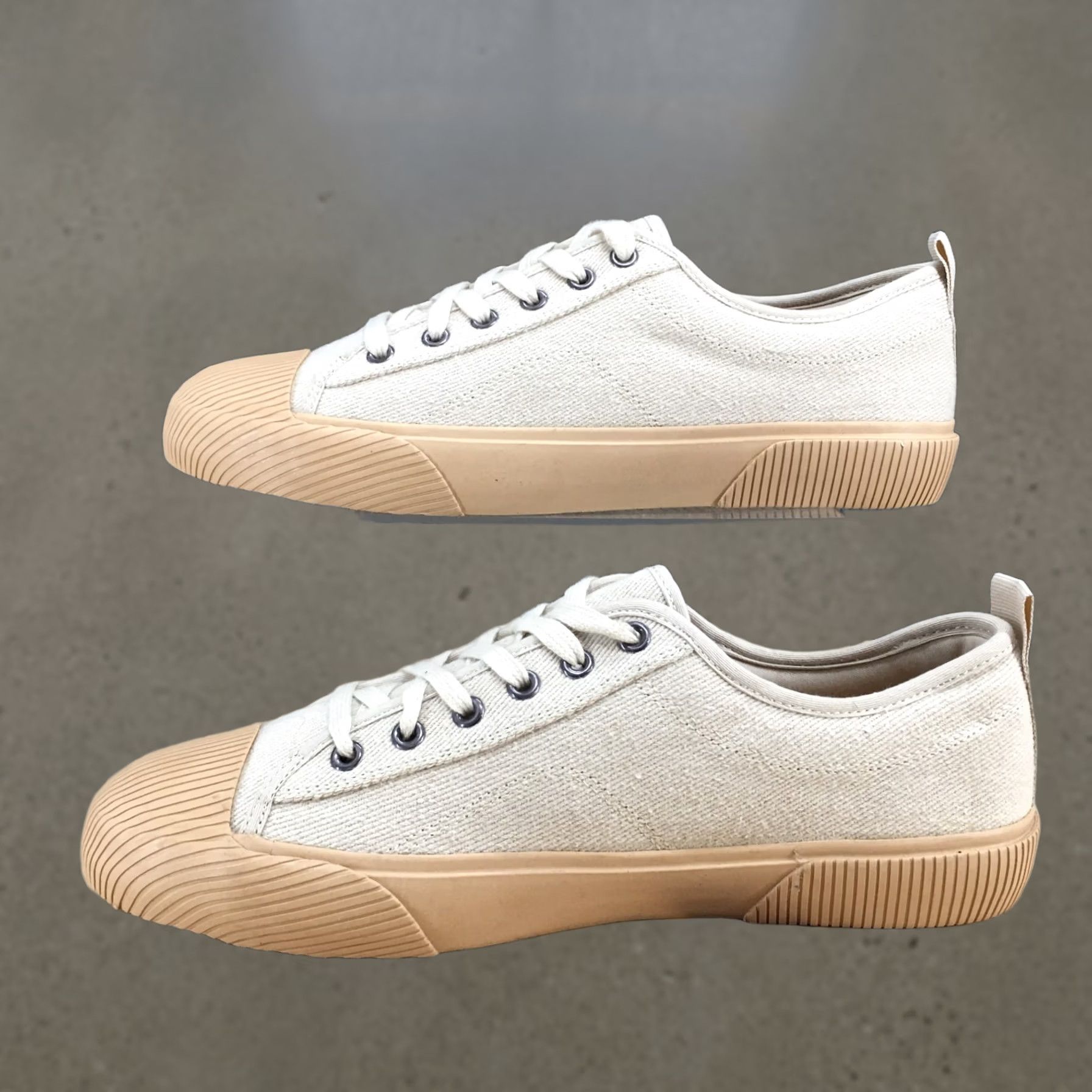 Vintage Universal Thread Shoes Womens 11 Grace Sneakers Cream Lace Up Low Top Comfort Size L / US 10 / IT 46 - 1 Thumbnail