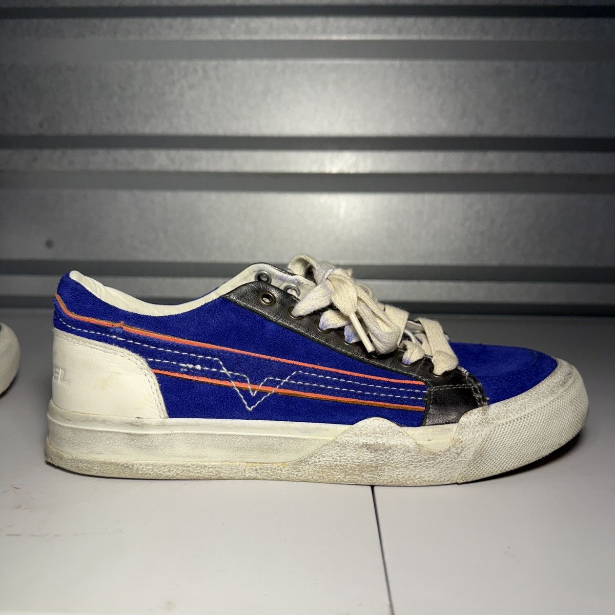 Diesel Diesel Men’s S-Grindd Low Lace Blue Sneakers US Size 7.5 Size US 7.5 / EU 40-41 - 9 Thumbnail