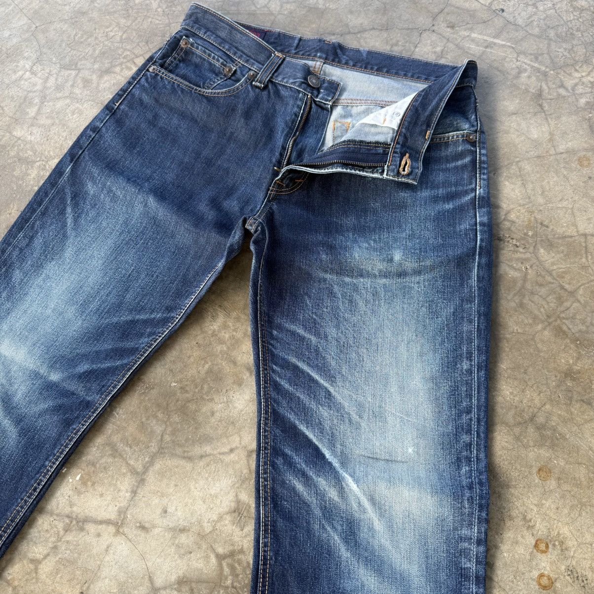 Edwin W35x33 Vintage Edwin Faded Mud Washer Denim Jean Pants Size US 35 - 8 Thumbnail
