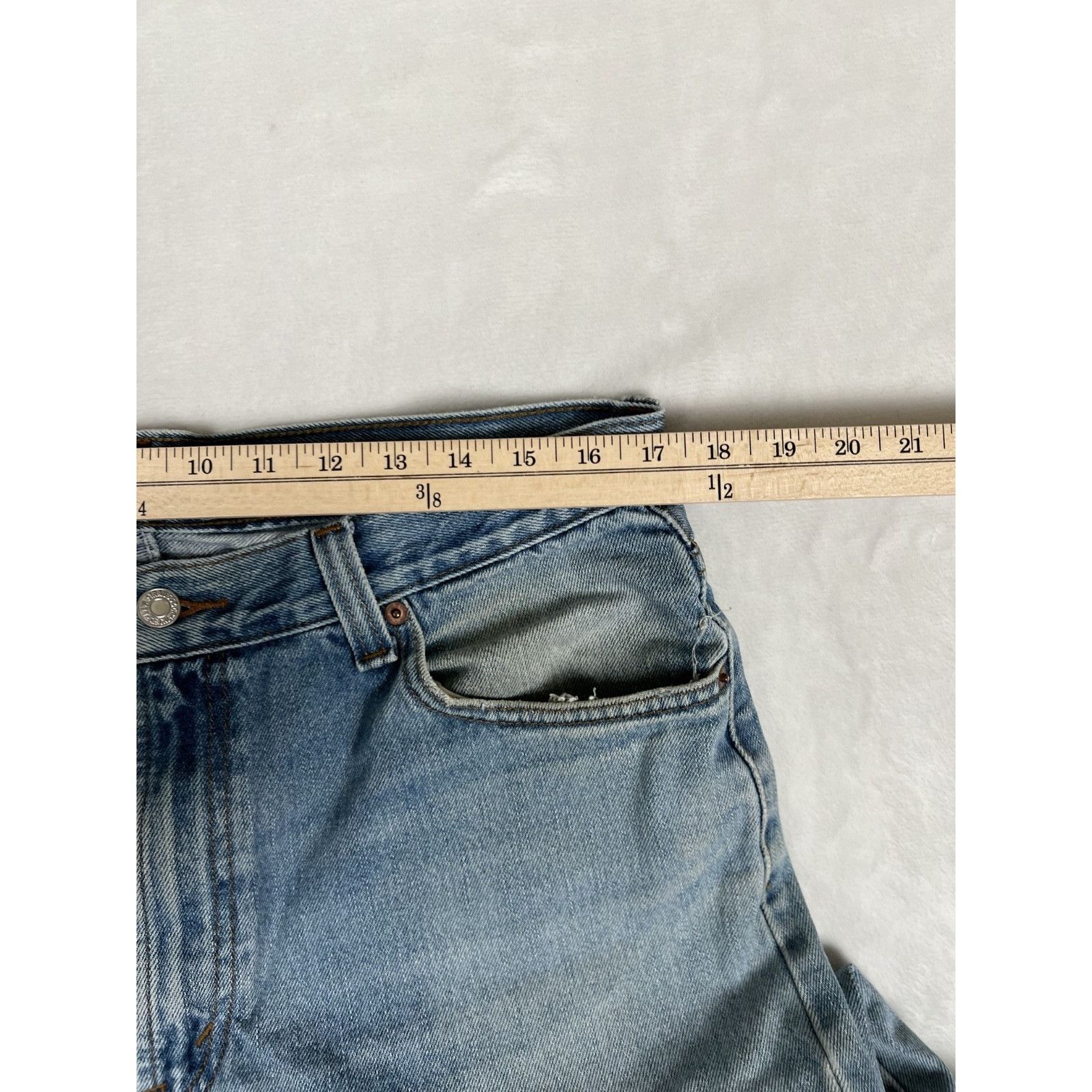 Levi's Vintage Levi’s 505 Denim Jeans Size 34x32 Medium Wash Grunge Size US 34 / EU 50 - 7 Thumbnail
